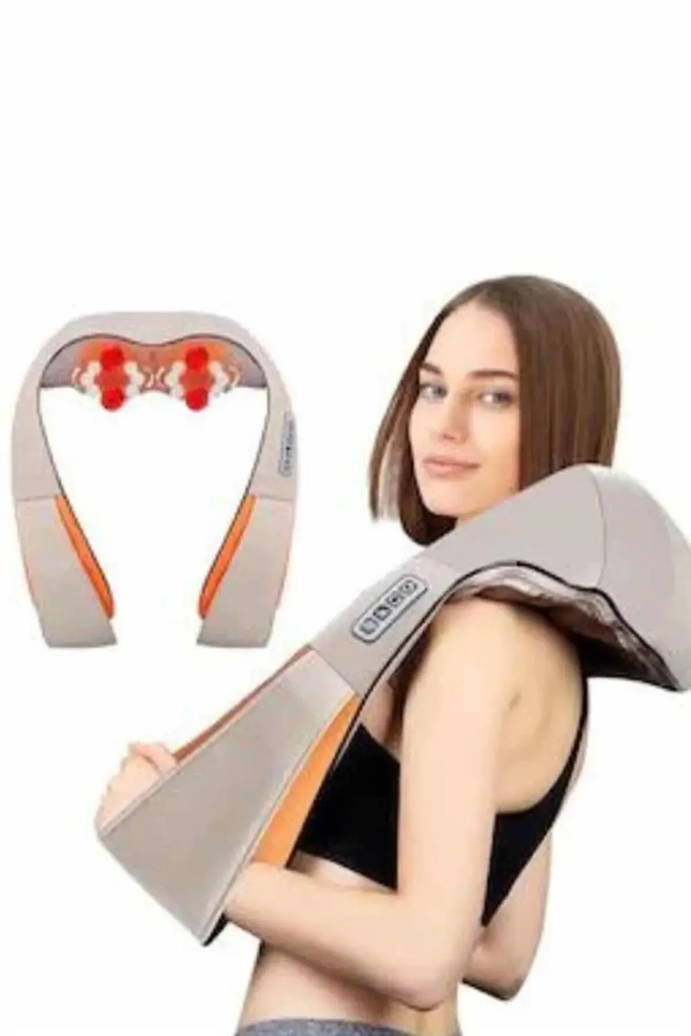 Ovmalı, Boyun Sırt İnsan Eli Hissi Veren Şarjlı Masaj Aleti Masaj