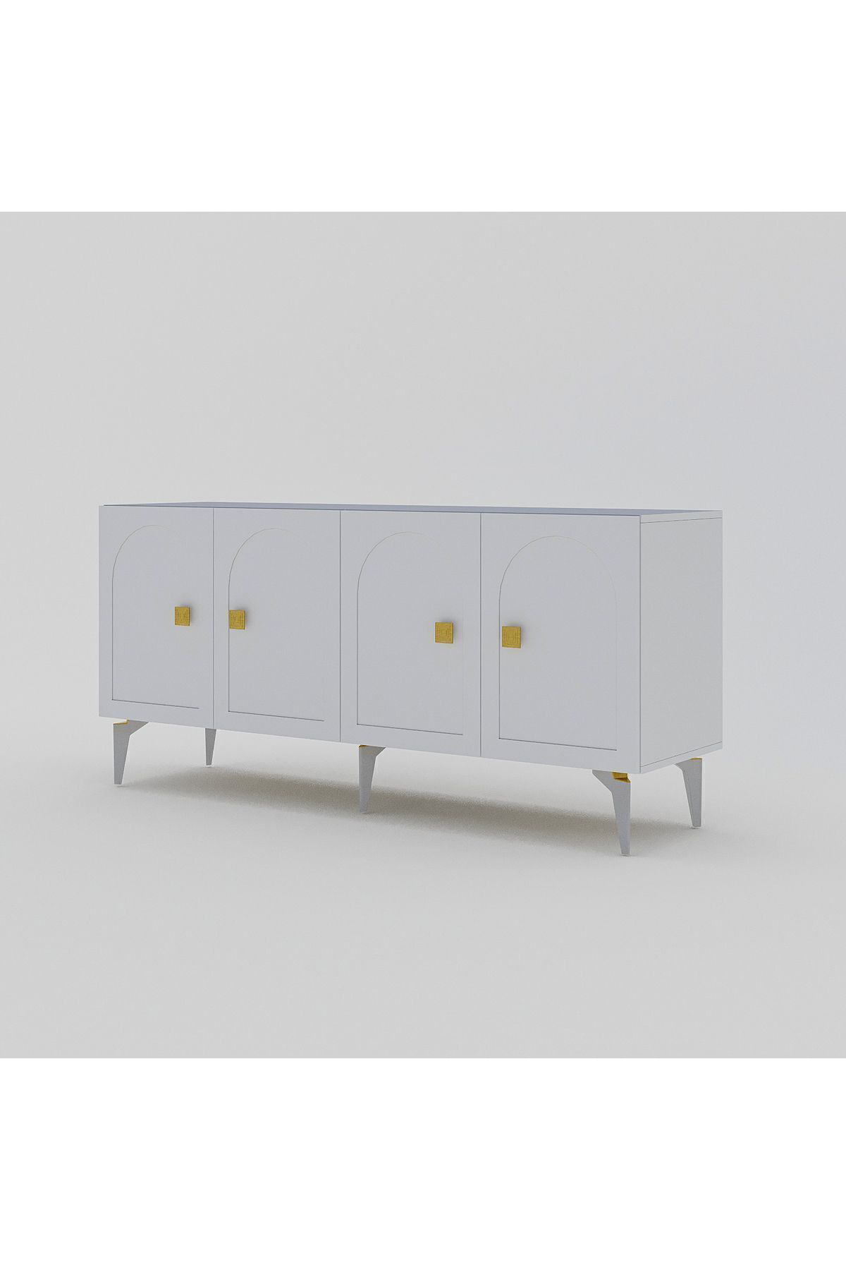 Cantek Dizayn Owen Konsol Beyaz (Beyaz Desen)