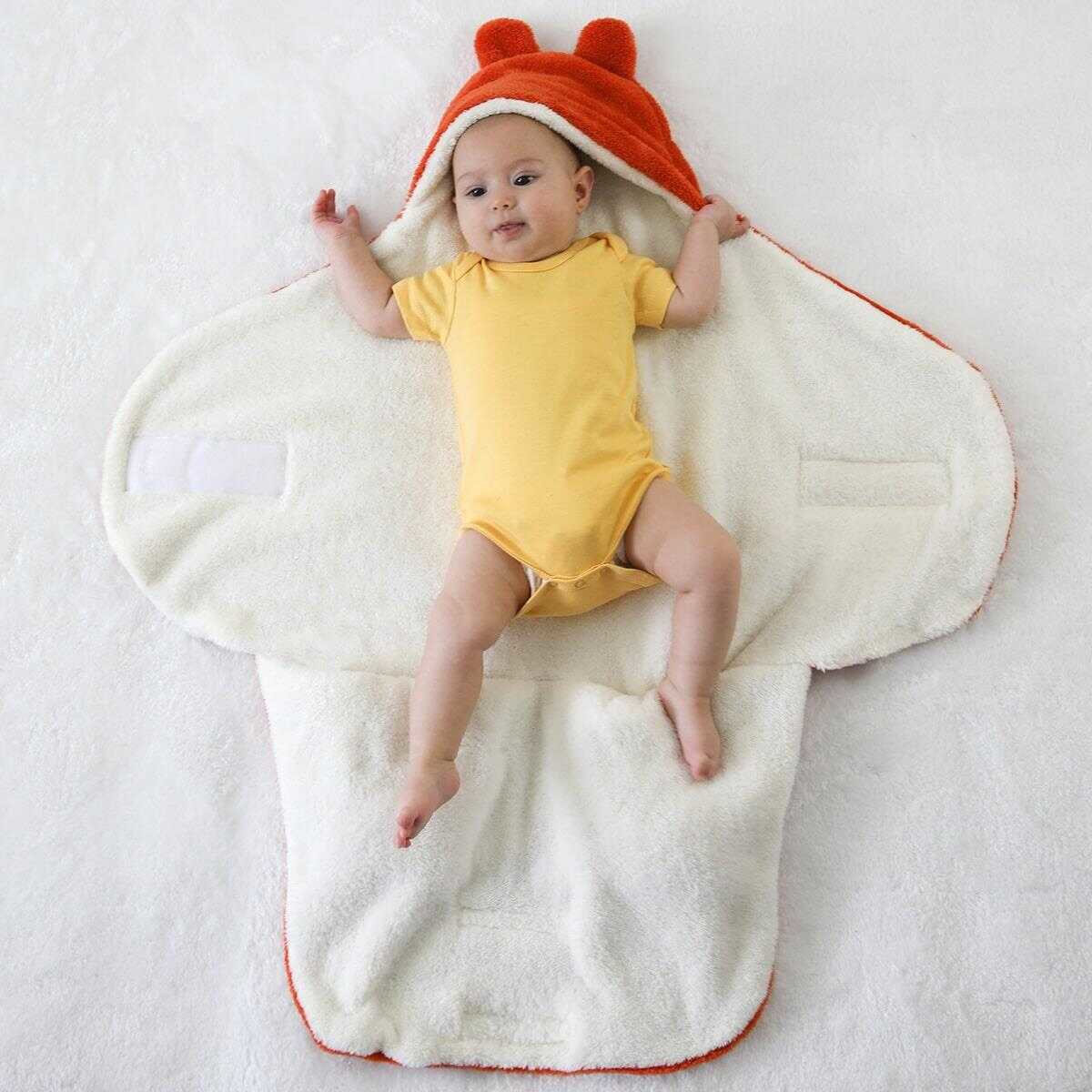 Owli  Diş Kundak 0-6 Ay Turuncu