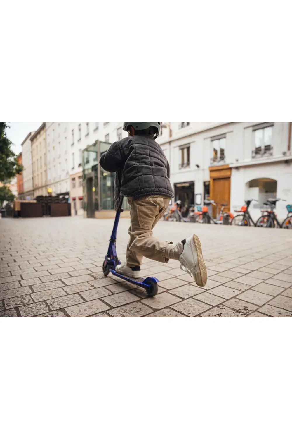 Oxelo Frenli Çocuk Scooterı - Mavi/turuncu - Play 5