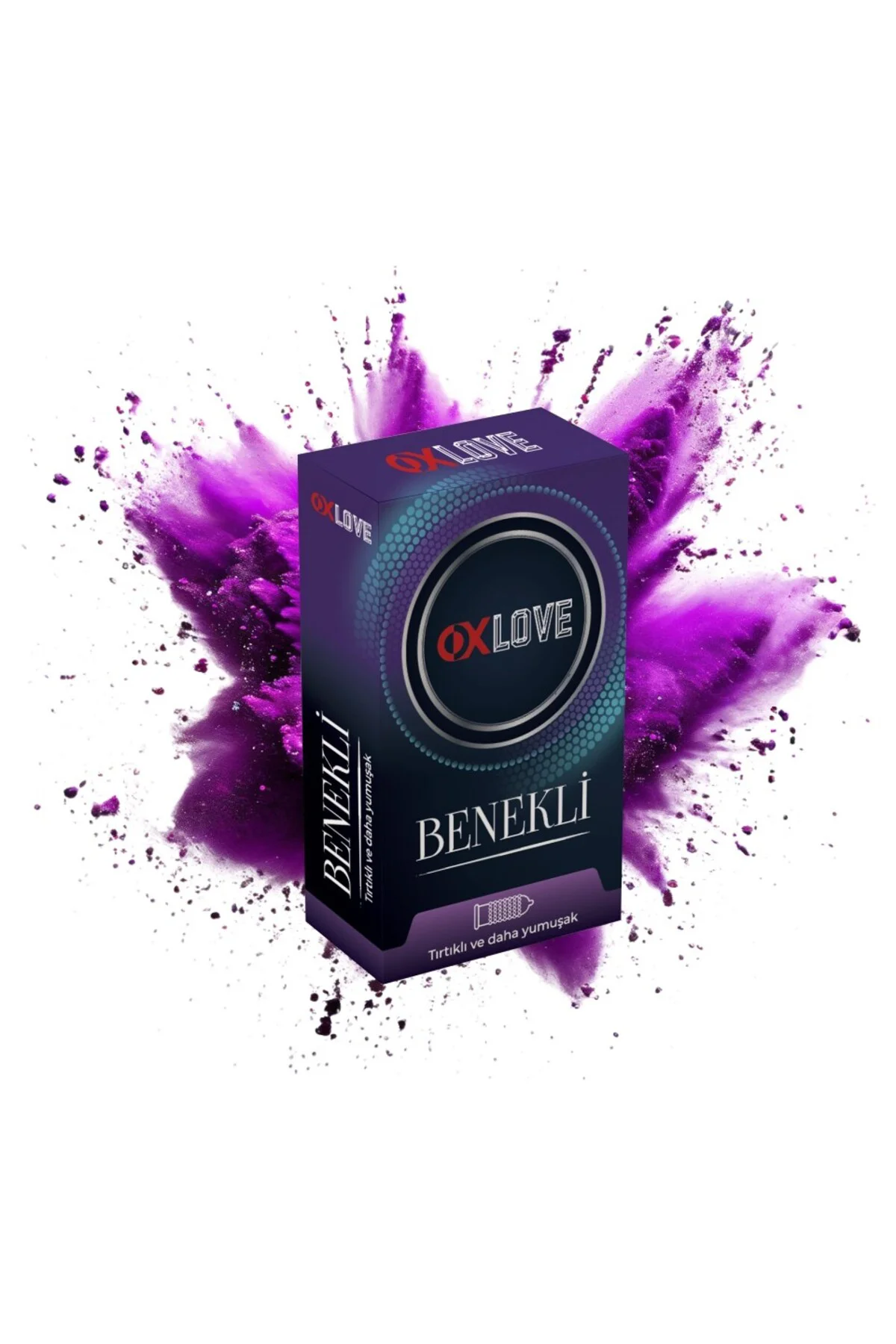 Oxlove Benekli 10’lu Prezervatif 1 Paket Ekstra Yumuşak Dokulu