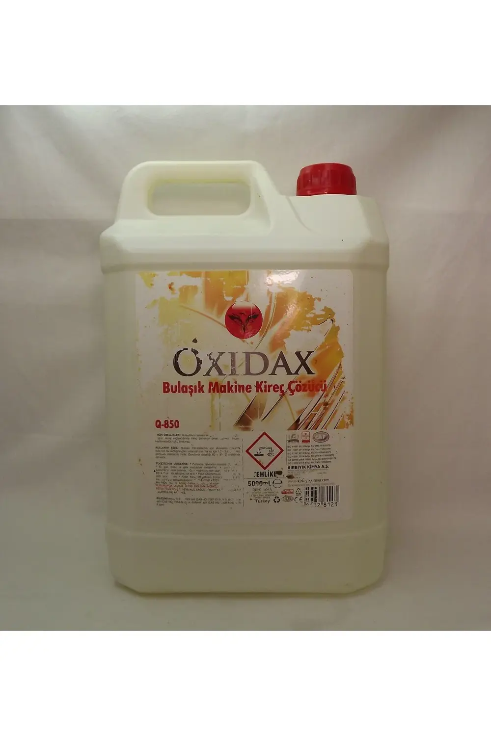 OXXİPAX ÇAMAŞIR MAKİNESİ YAĞ ÇÖZÜCÜ (5 litre)