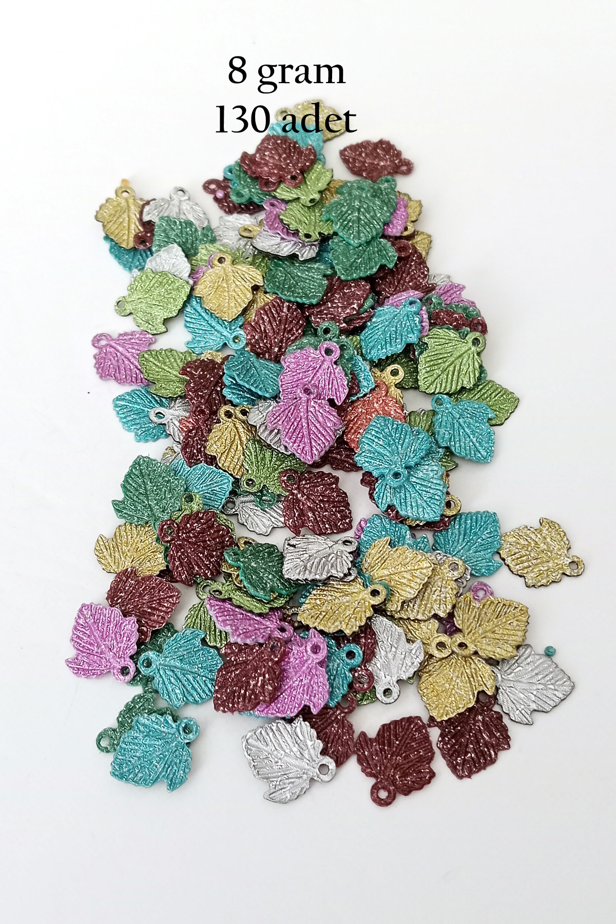 Oya Abiye Bileklik Kolye Pleksi Plastik Pul Karma Renk 8 gram 130