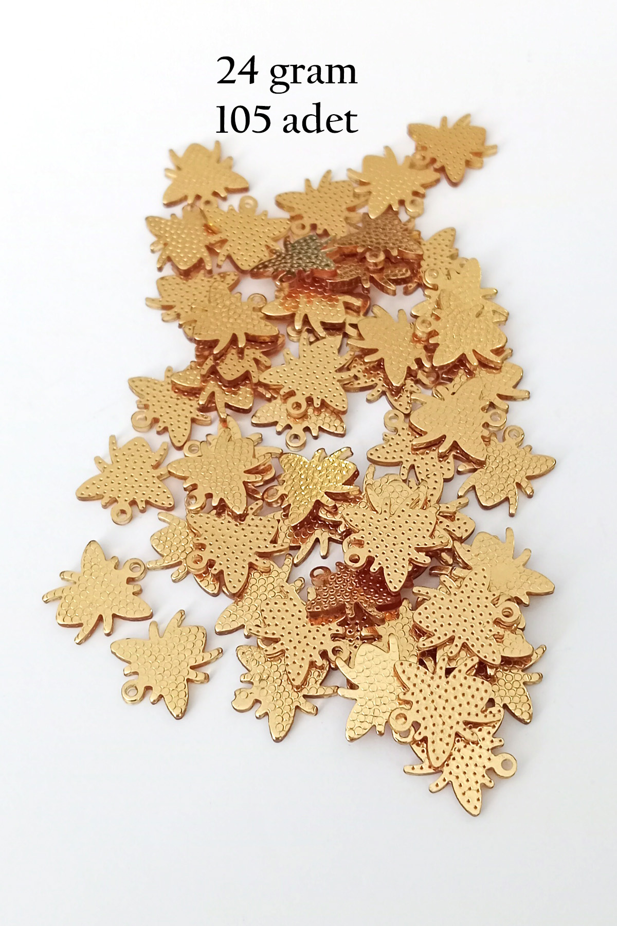 Just Cheap Store Oya Abiye Bileklik Kolye Pleksi Metalik Plastik Pul Altın Renk 24