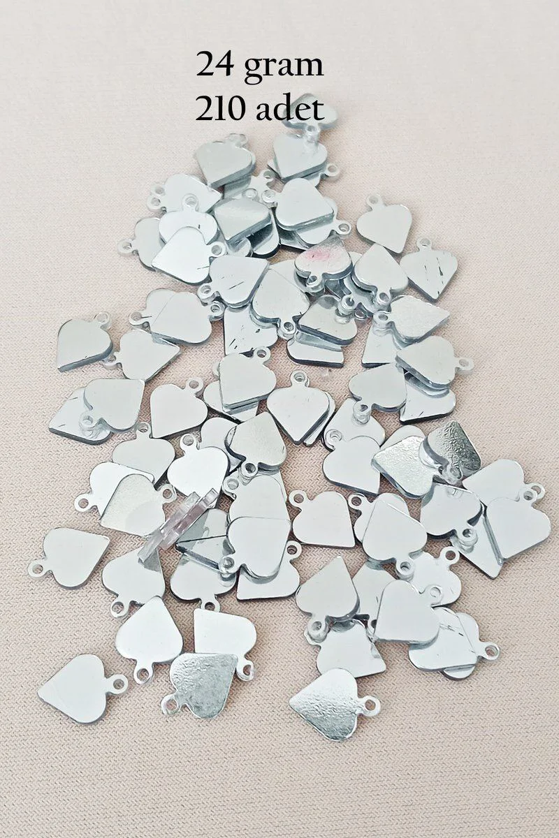 Oya Abiye Bileklik Kolye Pleksi Metalik Plastik Pul Gümüş Renk 24g 210 Adet - Takı Yapım Malzemesi Fiyatı, Yorumları ve Özellikleri