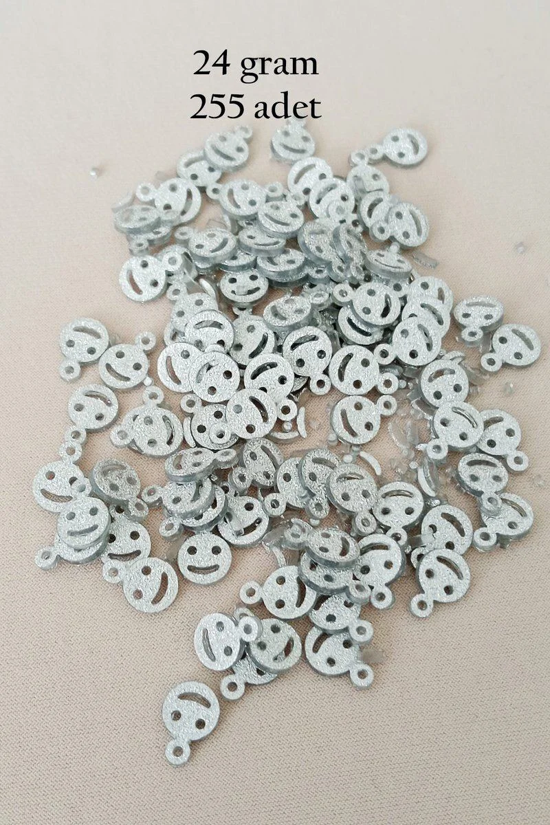 Oya Abiye Bileklik Kolye Pleksi Metalik Plastik Pul Gümüş Renk 24g 255 Adet - Takı Yapım Malzemesi Fiyatı, Yorumları ve Özellikleri