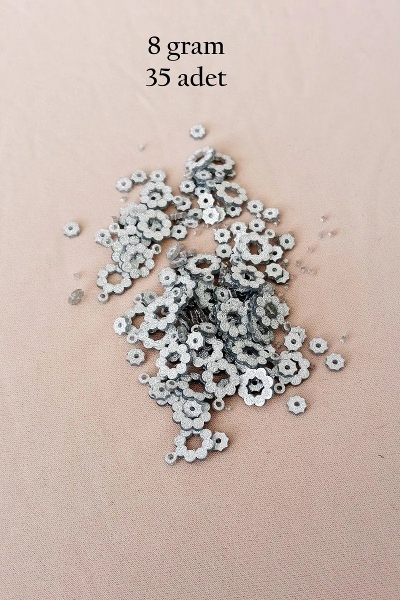 Oya Abiye Bileklik Kolye Pleksi Metalik Plastik Pul Gümüş Renk 8g 35 Adet - BNC501 Fiyatı, Yorumları ve Özellikleri