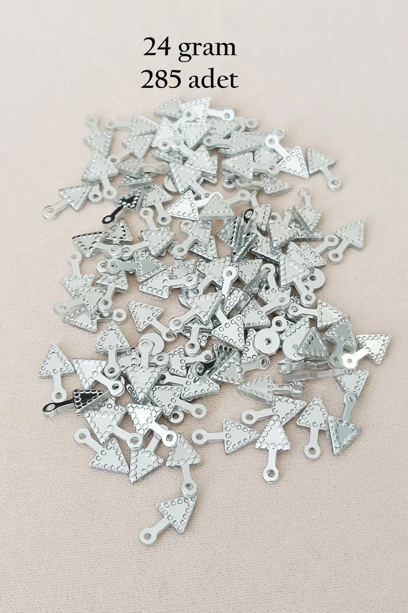 Oya Abiye Gümüş Renk Metalik Plastik Pul – Bileklik ve Kolye Yapımı İçin 285 Adet Şık Aksesuar Fiyatı, Yorumları ve Özellikleri