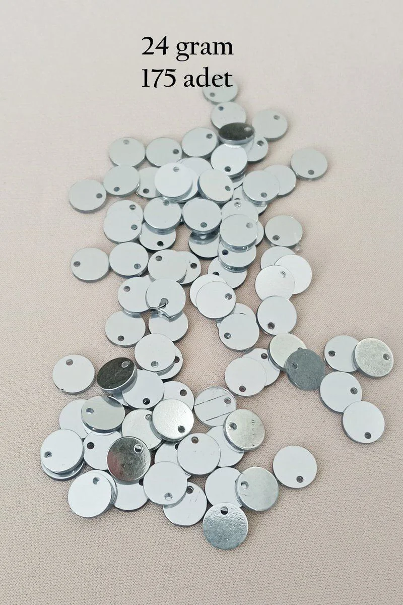 Oya Abiye Metalik Pul – Gümüş Renk Pleksi Boncuk, 255 Adet / 24g Fiyatı, Yorumları ve Özellikleri
