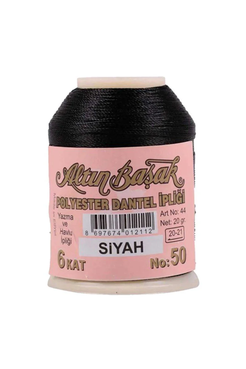 Oya ve Dantel İpi 20gr - Royaleks Siyah, El İşçiliği İçin Premium İplik Fiyatı, Yorumları ve Özellikleri