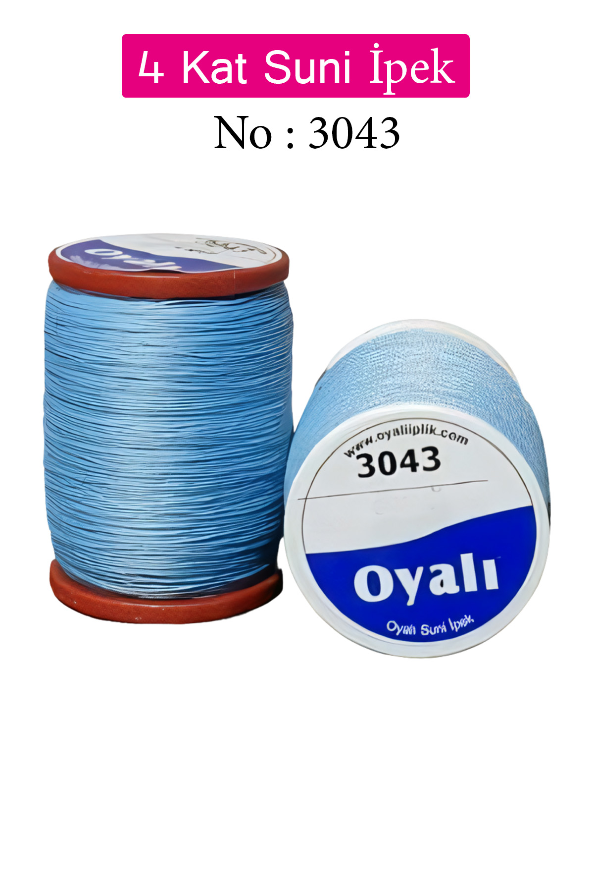 Oyalı 4 Kat Suni İpek İplik İğne Oyası Boncuk İpi Tığ Oyası No:30