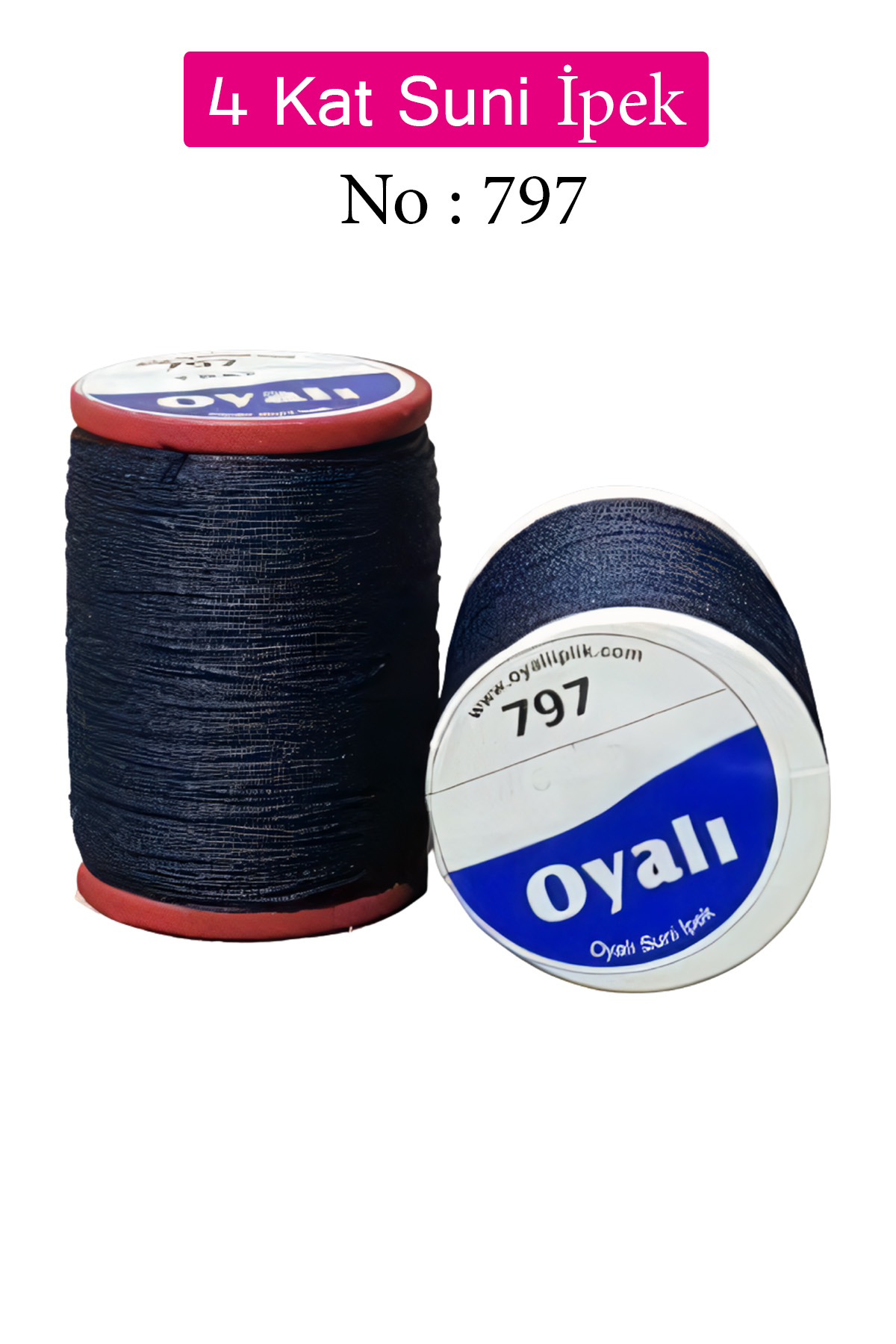 Oyalı 4 Kat Suni İpek İplik İğne Oyası Boncuk İpi Tığ Oyası No:79