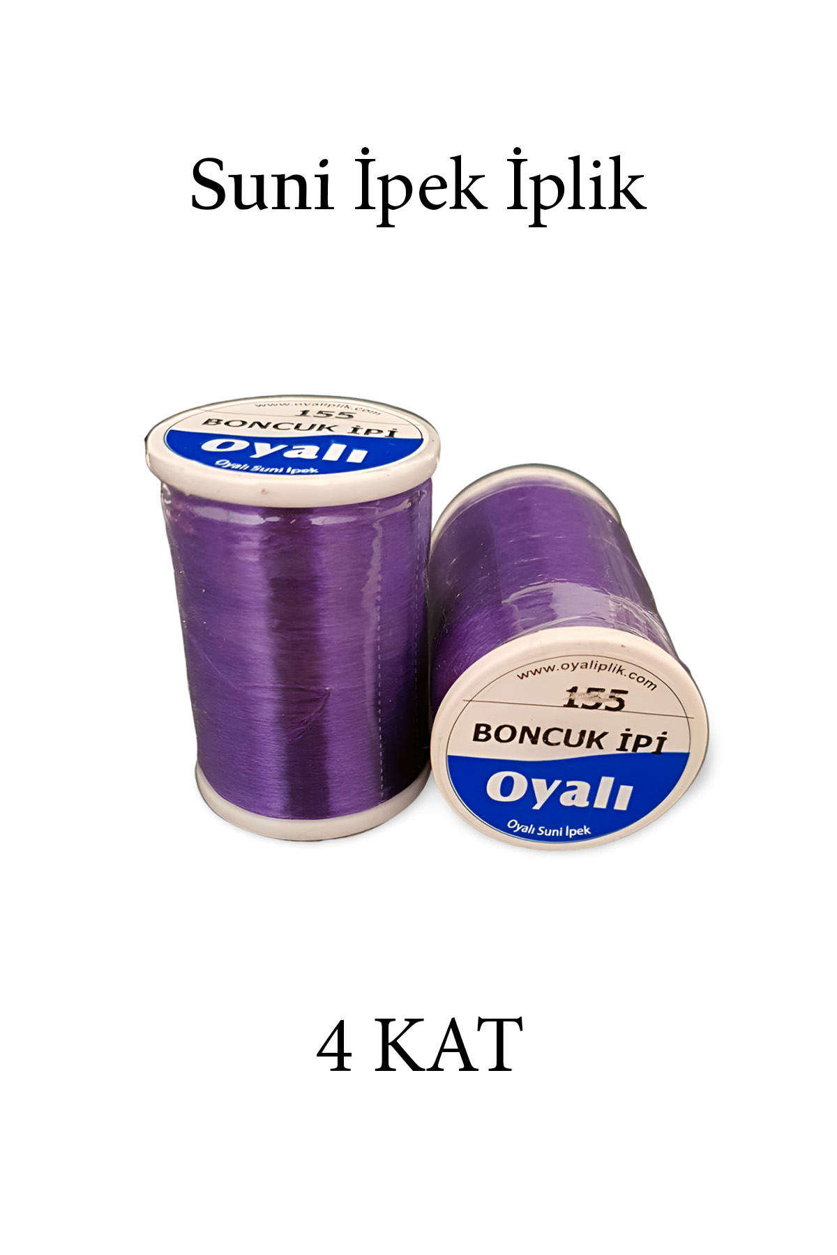 Oyalı 4 Kat Suni İpek İplik İğne Oyası Boncuk İpi Tığ Oyası No:15