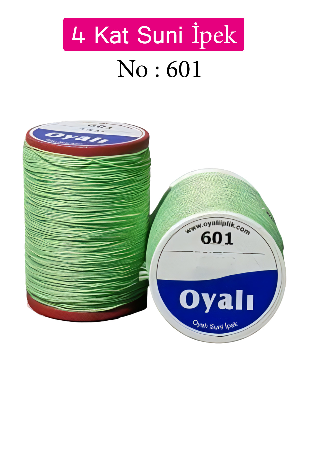 Oyalı 4 Kat Suni İpek İplik İğne Oyası Boncuk İpi Tığ Oyası No:60