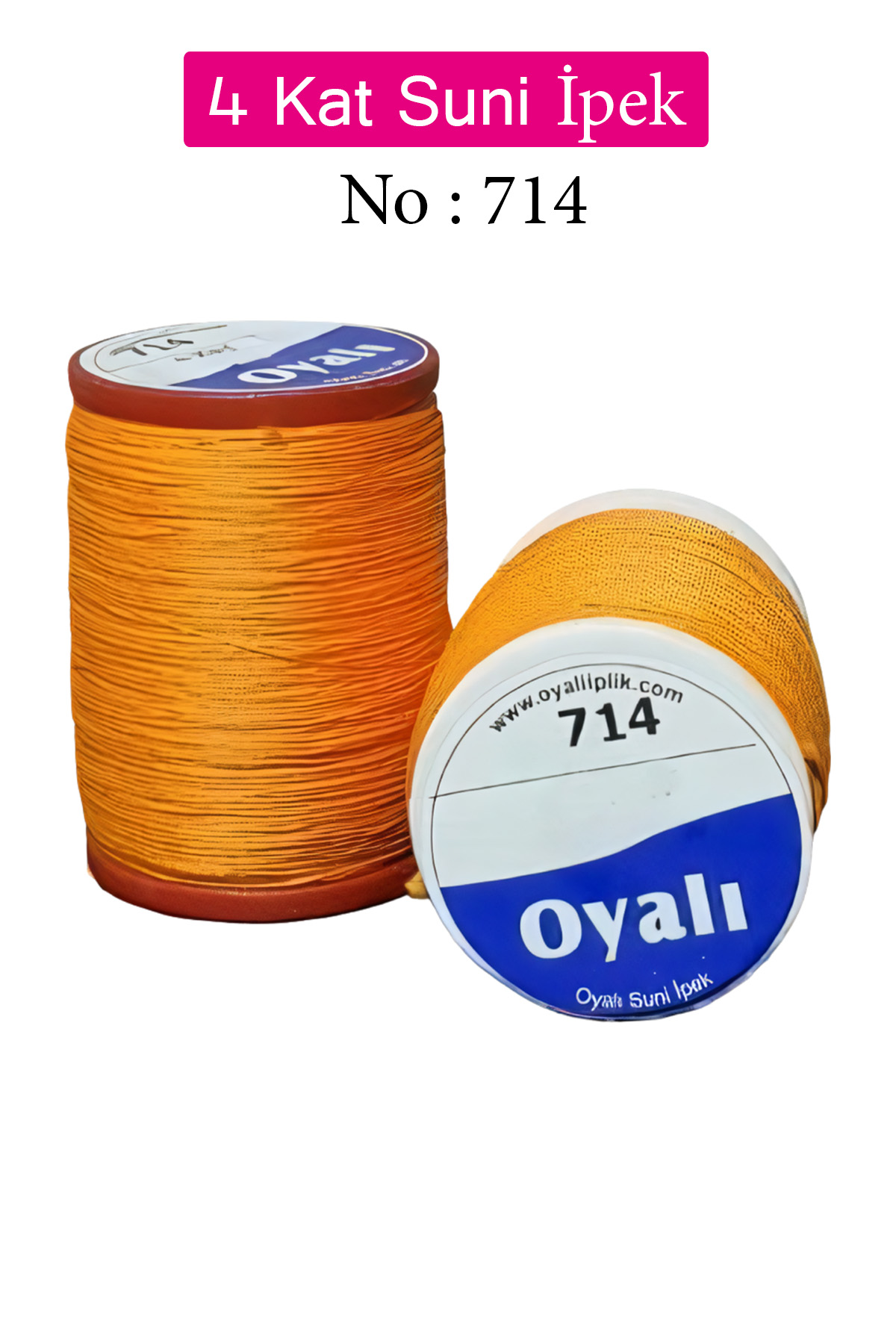 Oyalı 4 Kat Suni İpek İplik İğne Oyası Boncuk İpi Tığ Oyası No:71