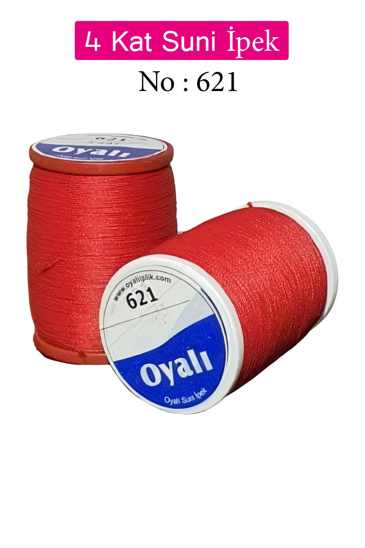 Oyalı 4 Kat Suni İpek İplik İğne Oyası Boncuk İpi Tığ Oyası No:62