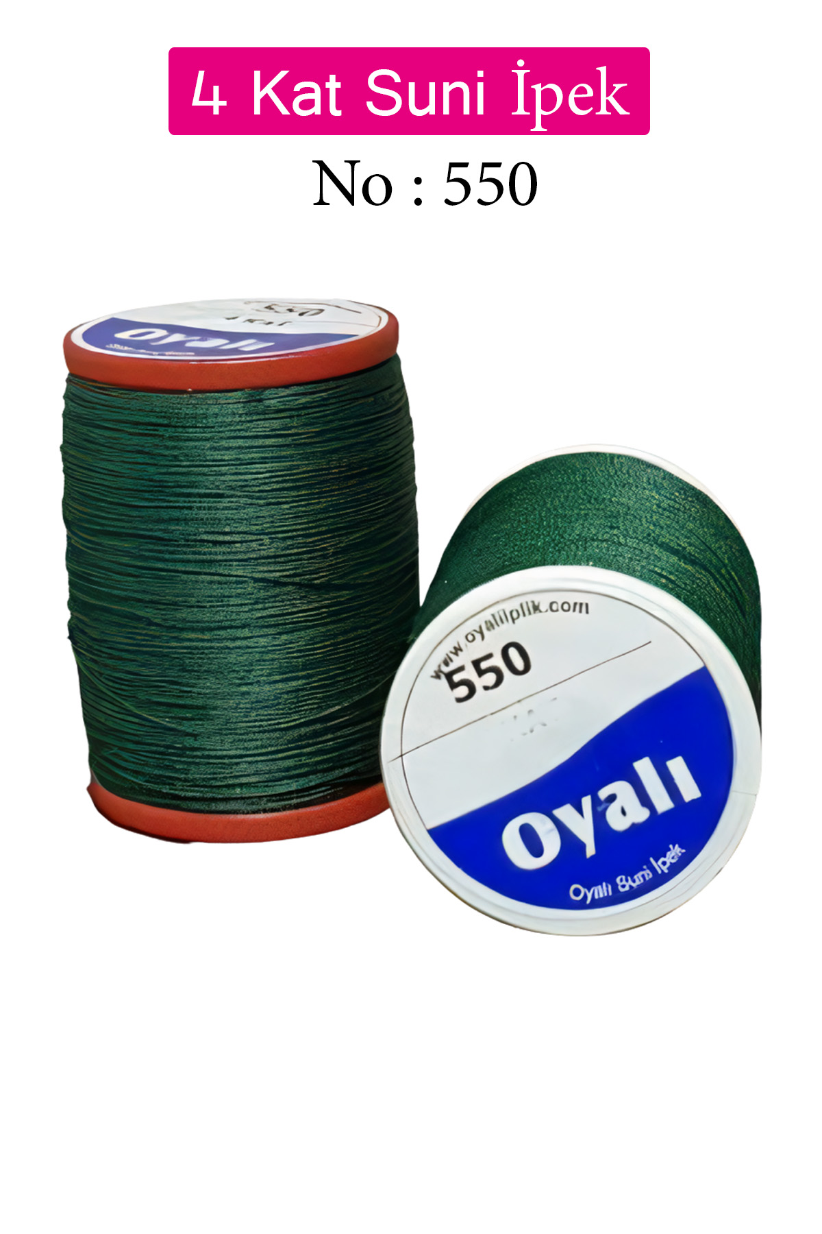 Oyalı 4 Kat Suni İpek İplik İğne Oyası Boncuk İpi Tığ Oyası No:55