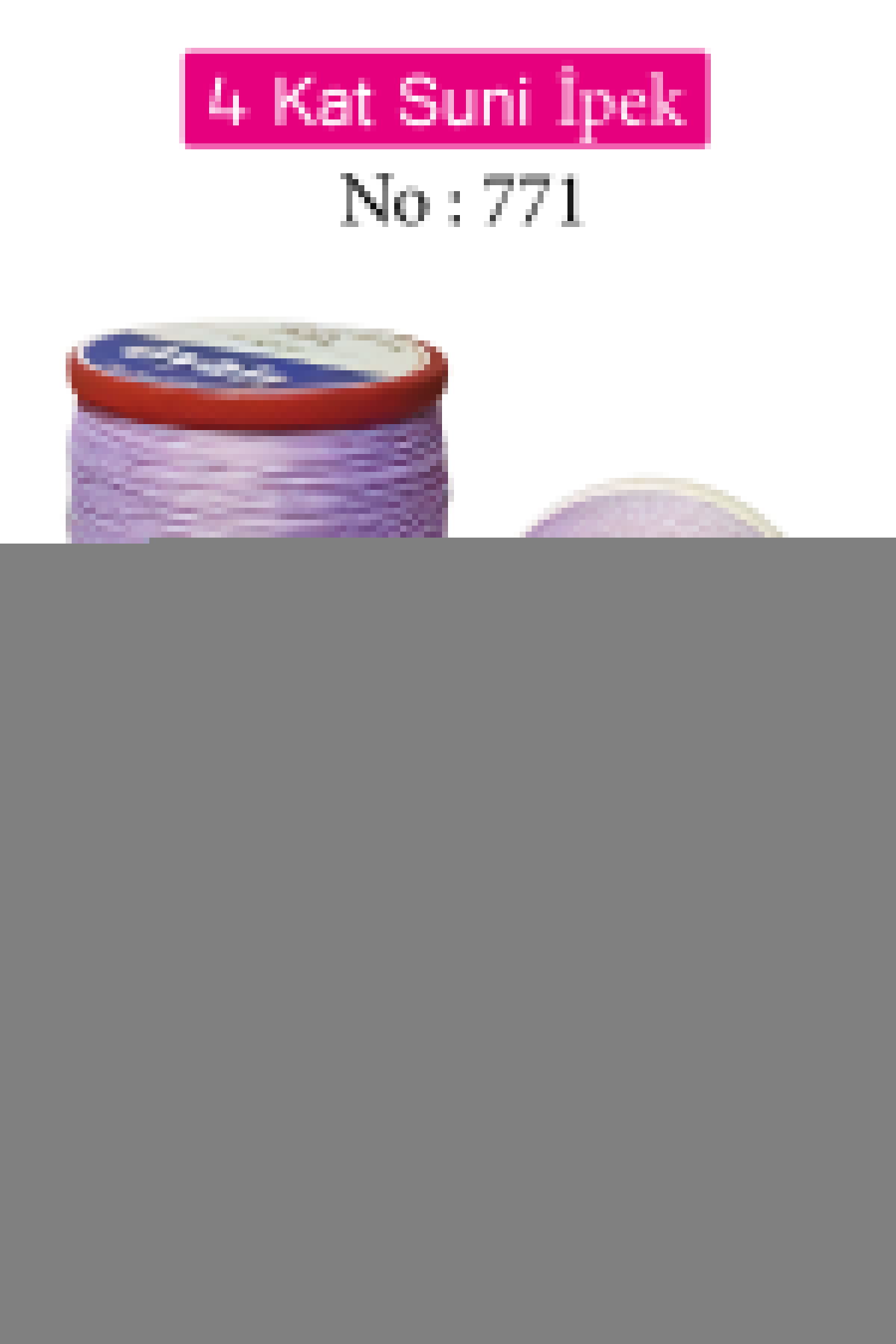 Oyalı 4 Kat Suni İpek İplik İğne Oyası Boncuk İpi Tığ Oyası No:77