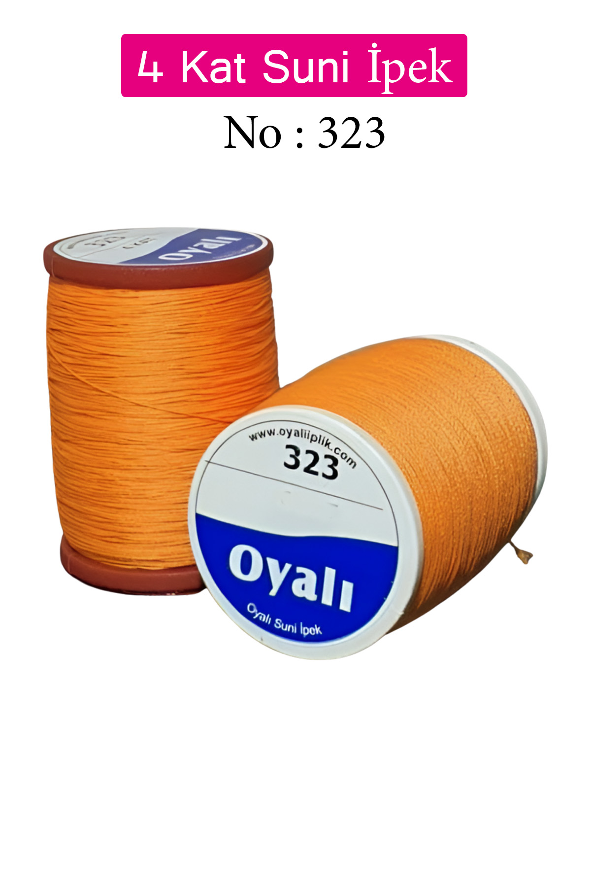 Oyalı 4 Kat Suni İpek İplik İğne Oyası Boncuk İpi Tığ Oyası No:32