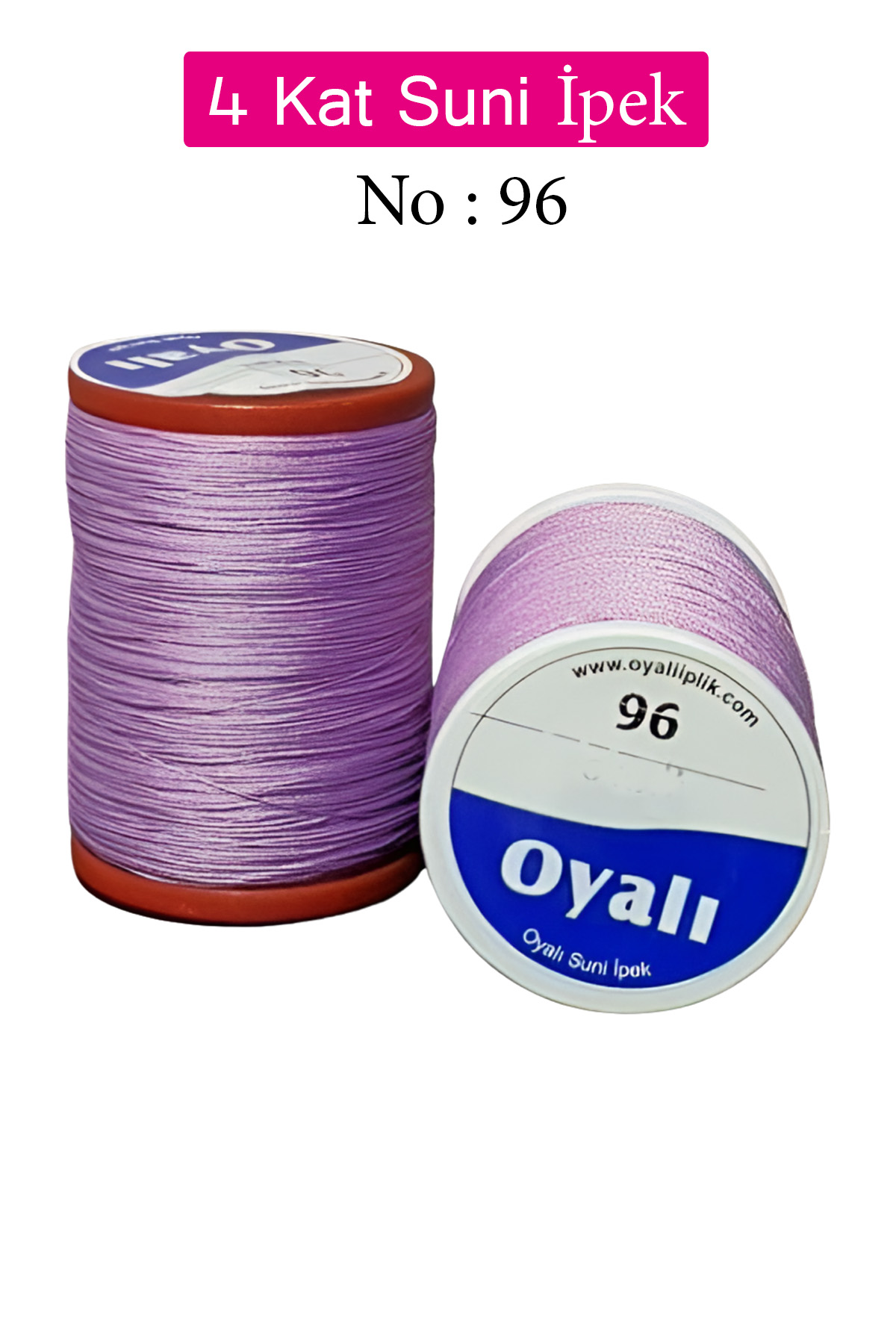 Oyalı 4 Kat Suni İpek İplik İğne Oyası Boncuk İpi Tığ Oyası No:96