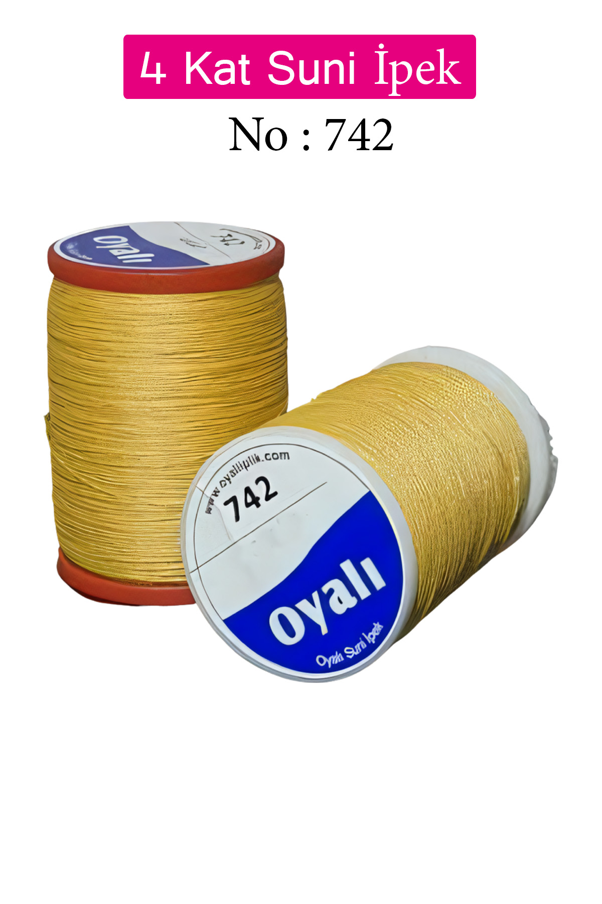 Oyalı 4 Kat Suni İpek İplik İğne Oyası Boncuk İpi Tığ Oyası No:74 Oyalı 4 Kat Suni İpek İplik İğne Oyası Boncuk İpi Tığ Oyası No:74