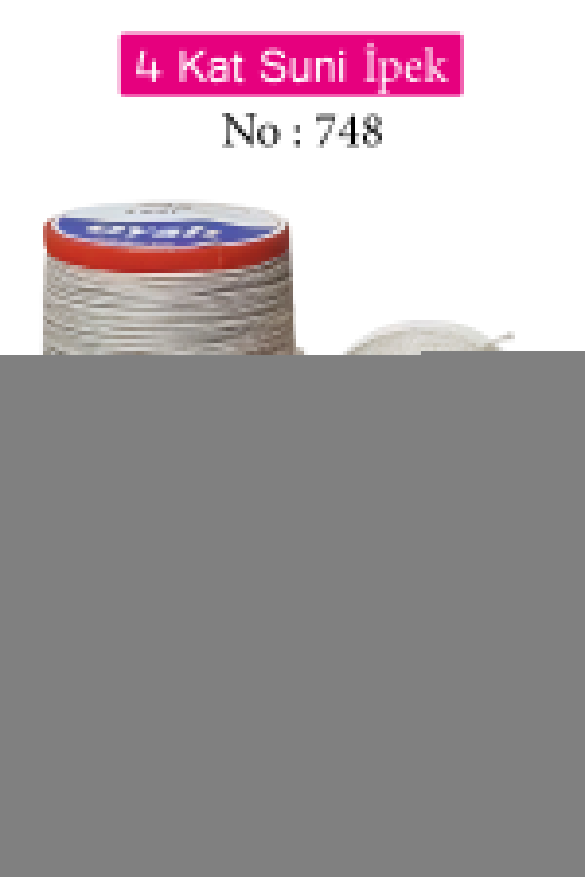 Oyalı 4 Kat Suni İpek İplik İğne Oyası Boncuk İpi Tığ Oyası No:74