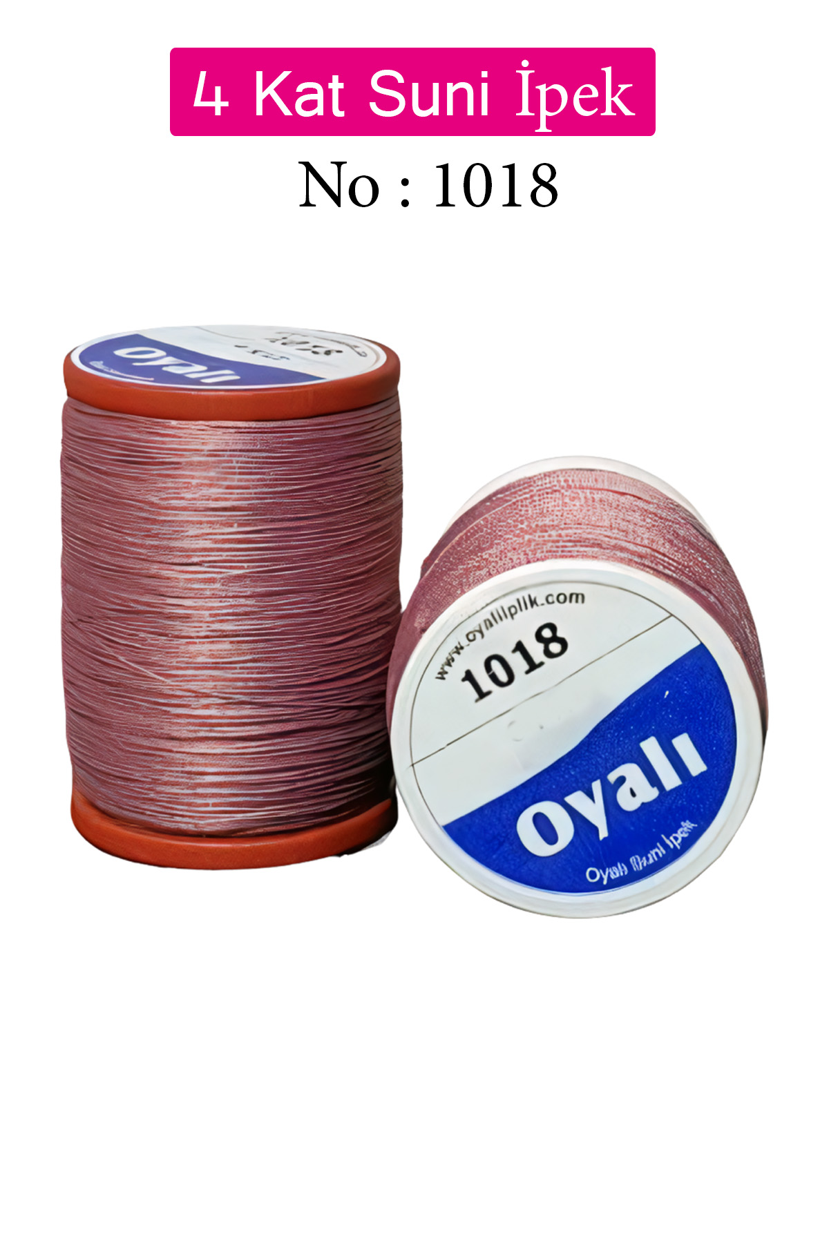 Oyalı 4 Kat Suni İpek İplik İğne Oyası Boncuk İpi Tığ Oyası No:10