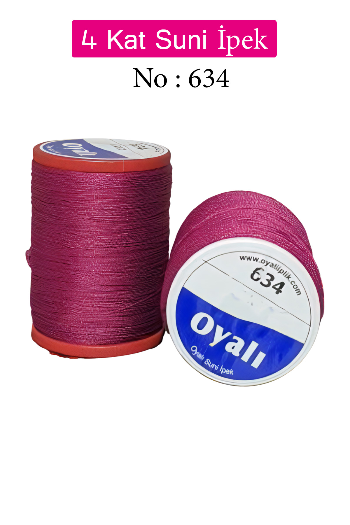 Oyalı 4 Kat Suni İpek İplik İğne Oyası Boncuk İpi Tığ Oyası No:63 Oyalı 4 Kat Suni İpek İplik İğne Oyası Boncuk İpi Tığ Oyası No:63