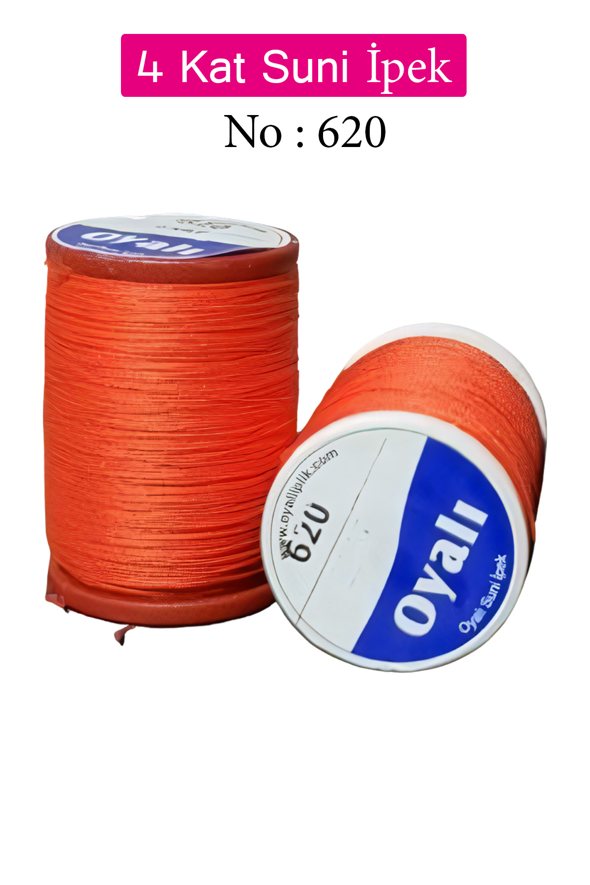 Oyalı 4 Kat Suni İpek İplik İğne Oyası Boncuk İpi Tığ Oyası No:62