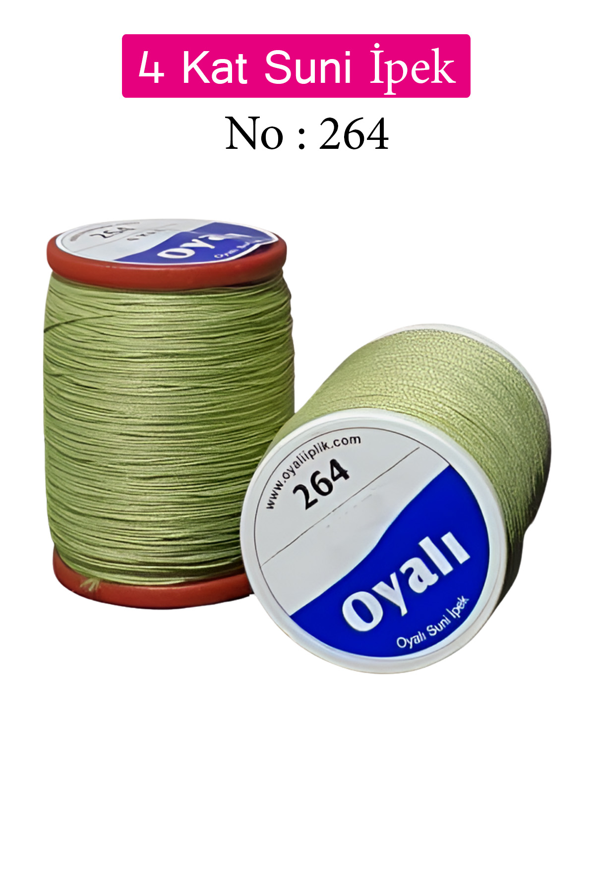 Oyalı 4 Kat Suni İpek İplik İğne Oyası Boncuk İpi Tığ Oyası No:26