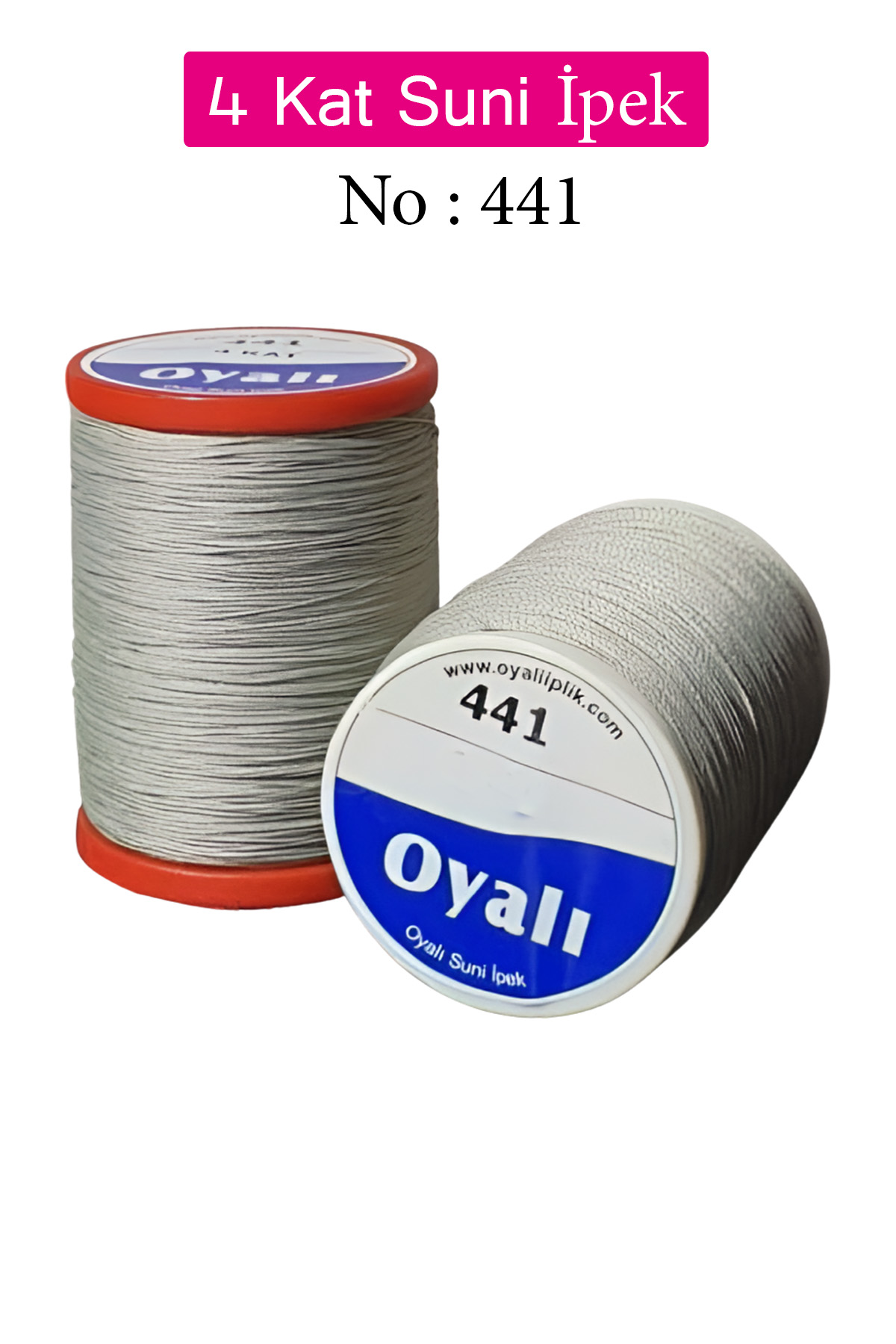 Oyalı 4 Kat Suni İpek İplik İğne Oyası Boncuk İpi Tığ Oyası No:44