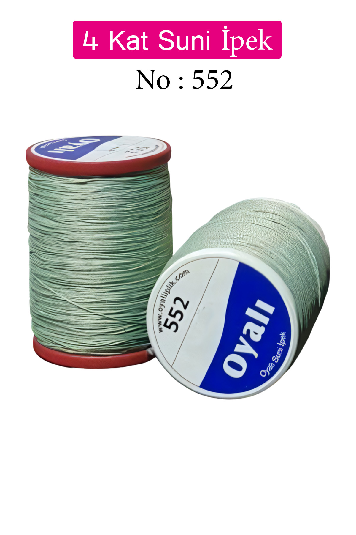 Oyalı 4 Kat Suni İpek İplik İğne Oyası Boncuk İpi Tığ Oyası No:55
