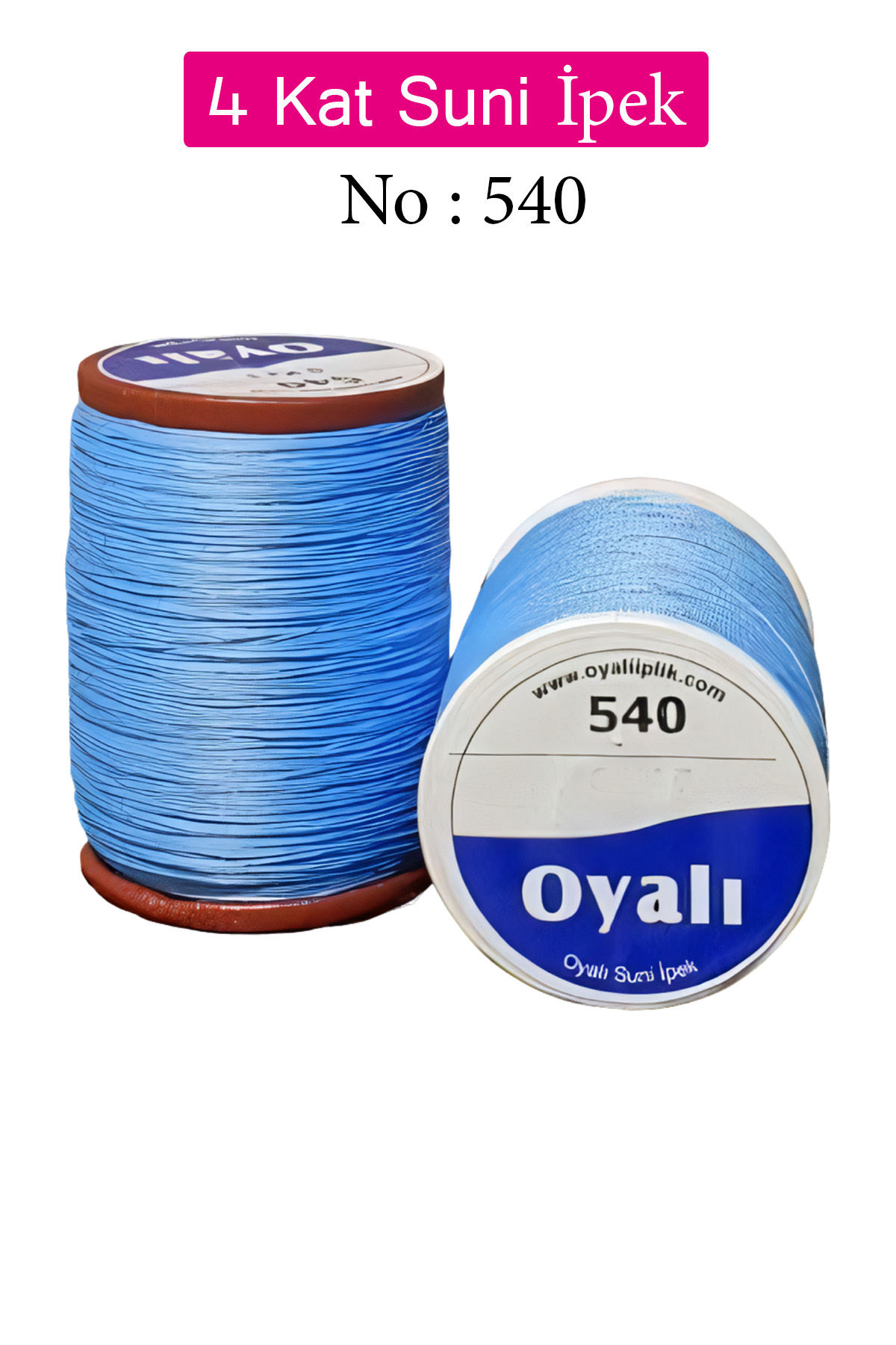 Oyalı 4 Kat Suni İpek İplik İğne Oyası Boncuk İpi Tığ Oyası No:54