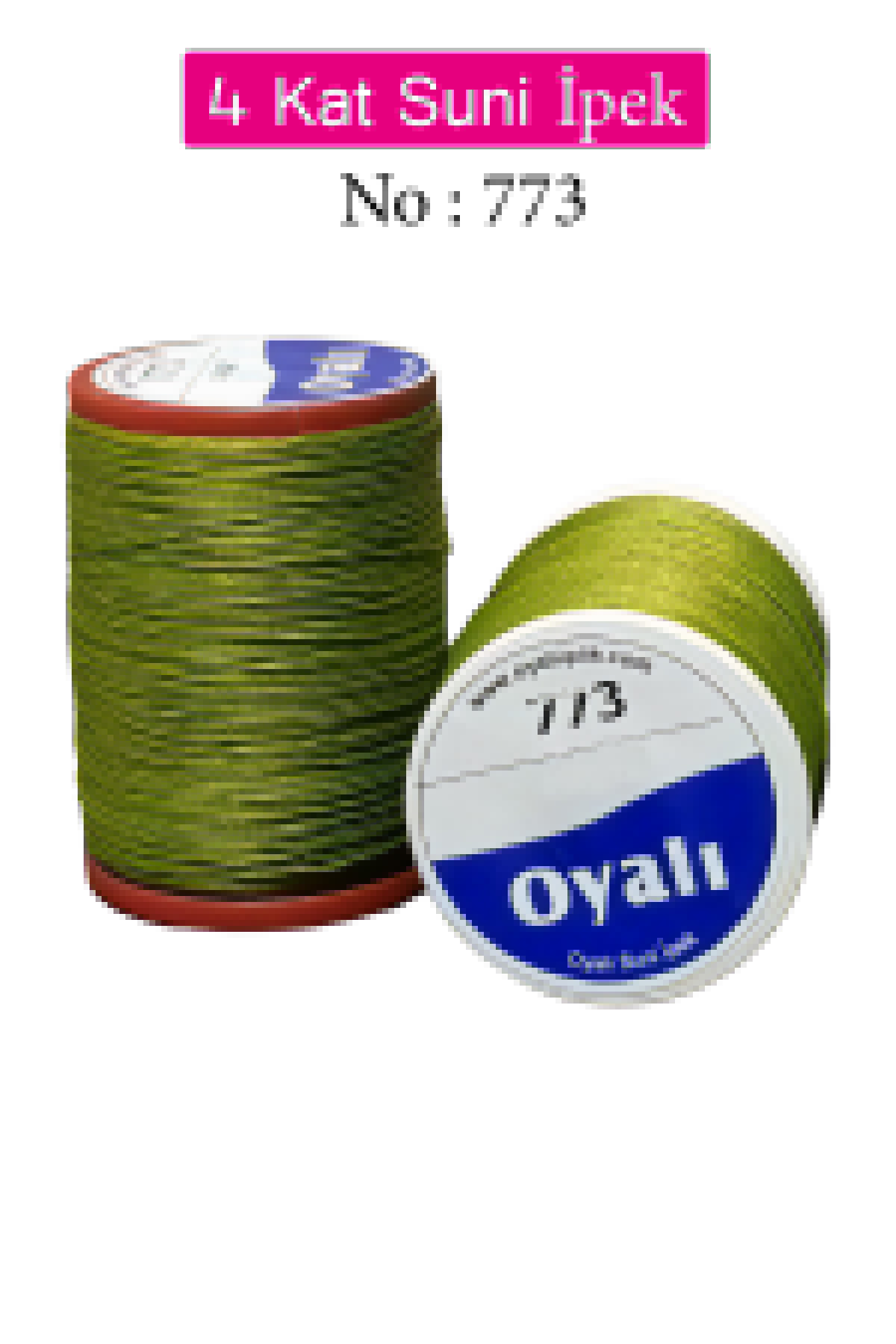 Oyalı 4 Kat Suni İpek İplik İğne Oyası Boncuk İpi Tığ Oyası No:77