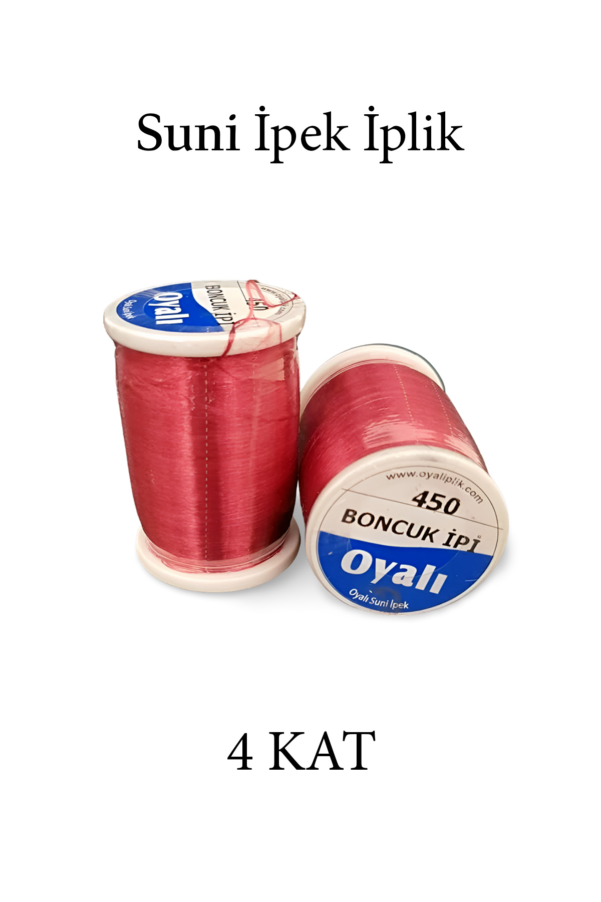 Oyalı 4 Kat Suni İpek İplik İğne Oyası Boncuk İpi Tığ Oyası No:45