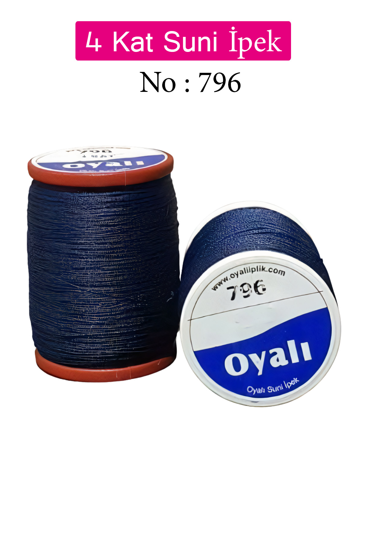 Oyalı 4 Kat Suni İpek İplik İğne Oyası Boncuk İpi Tığ Oyası No:79