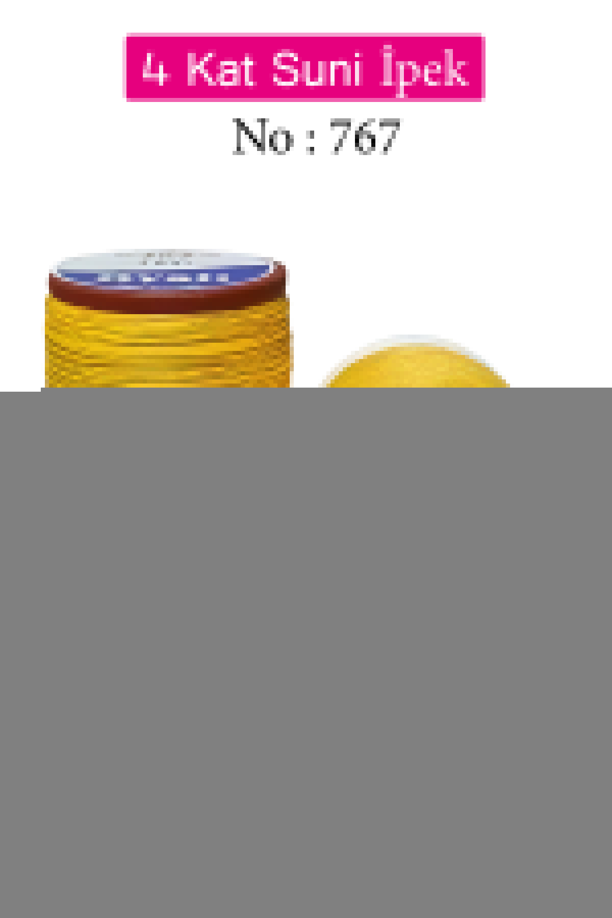Oyalı 4 Kat Suni İpek İplik İğne Oyası Boncuk İpi Tığ Oyası No:76
