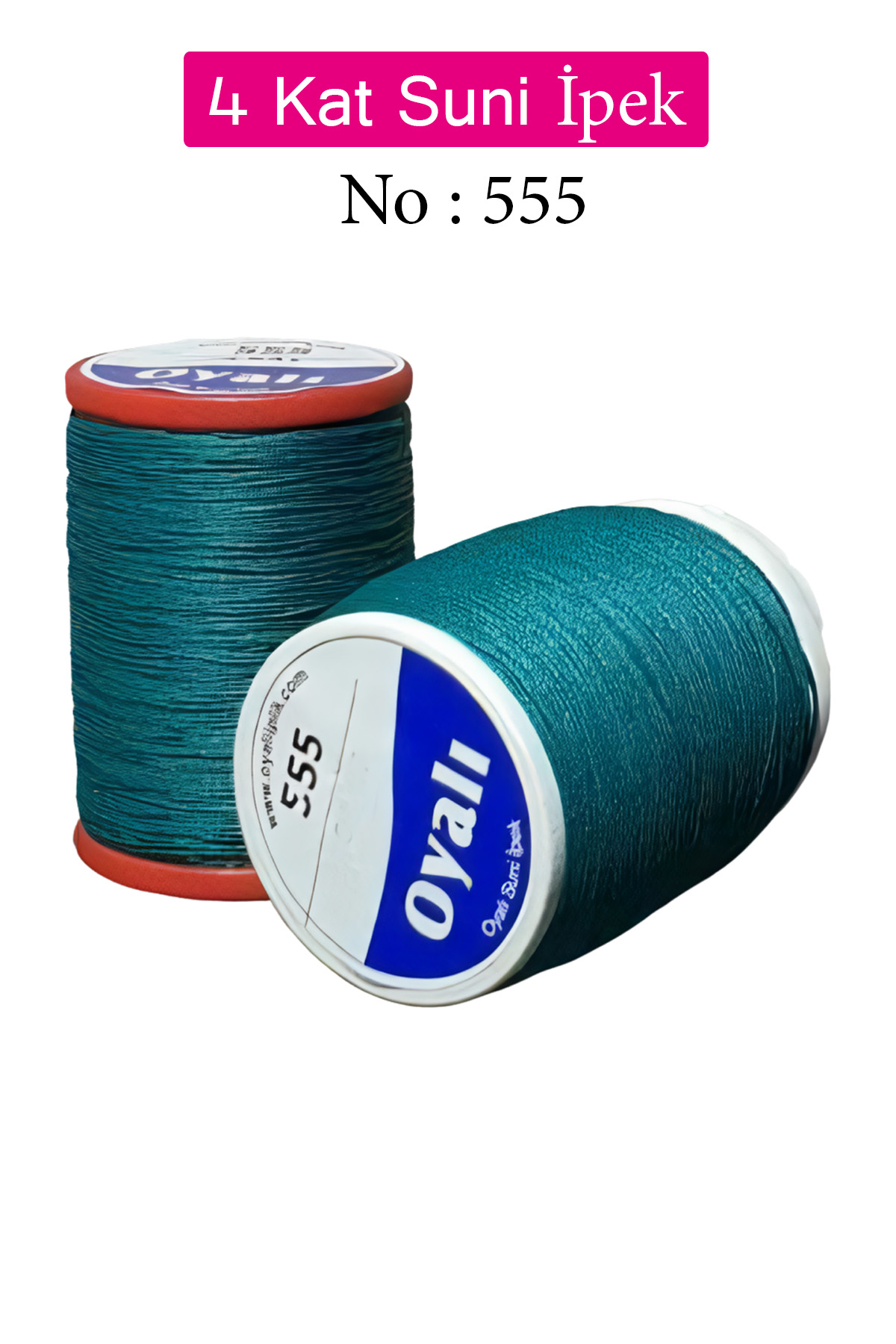 Oyalı 4 Kat Suni İpek İplik İğne Oyası Boncuk İpi Tığ Oyası No:55