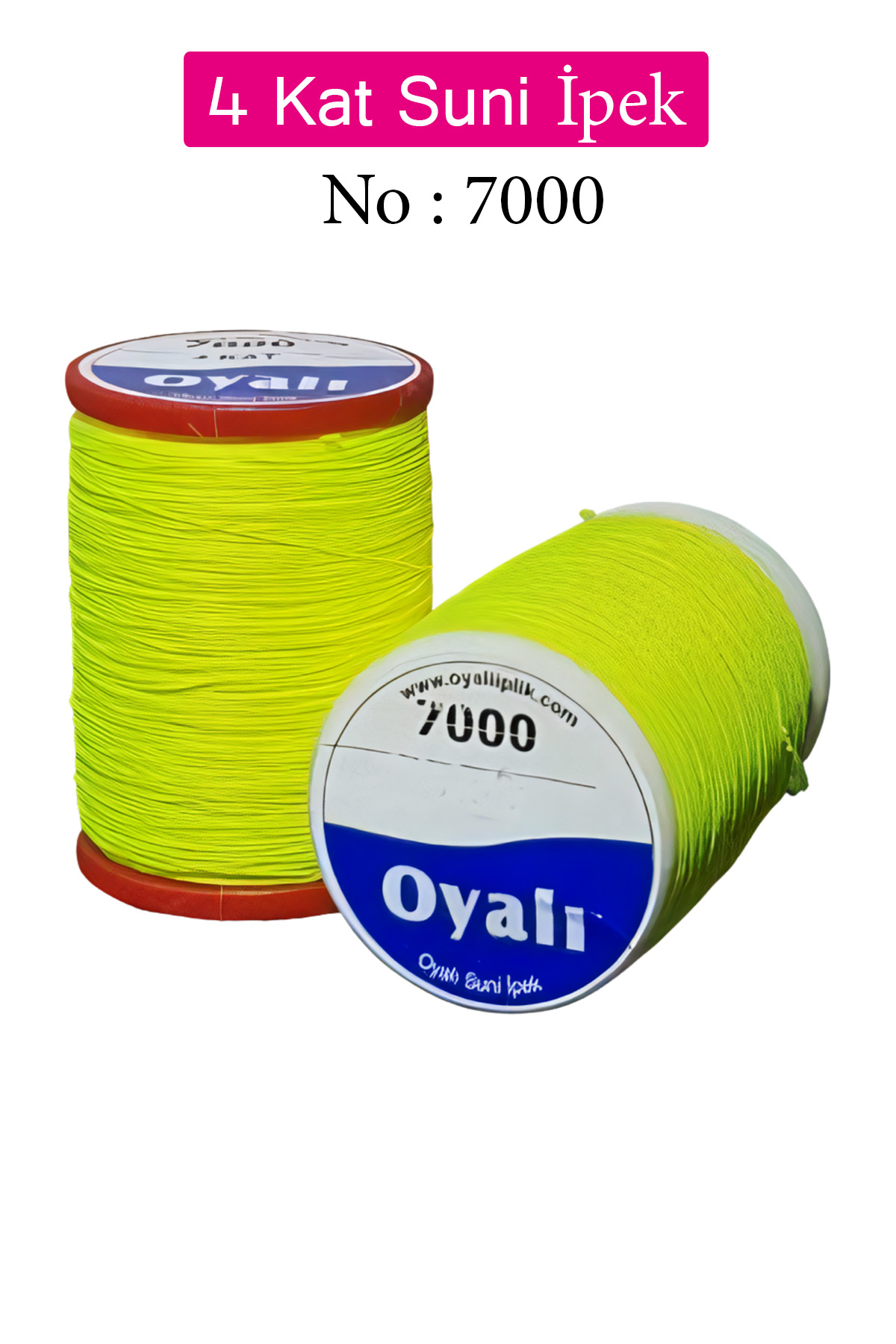 Oyalı 4 Kat Suni İpek İplik İğne Oyası Boncuk İpi Tığ Oyası No:70