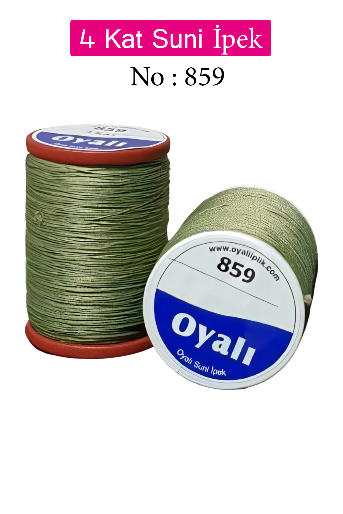Oyalı 4 Kat Suni İpek İplik İğne Oyası Boncuk İpi Tığ Oyası No:85