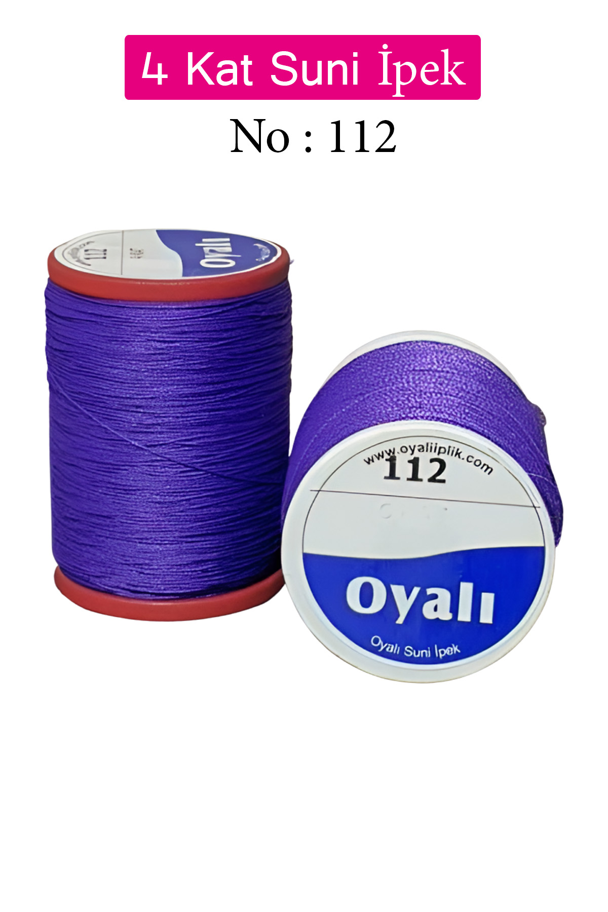 Oyalı 4 Kat Suni İpek İplik İğne Oyası Boncuk İpi Tığ Oyası No:11