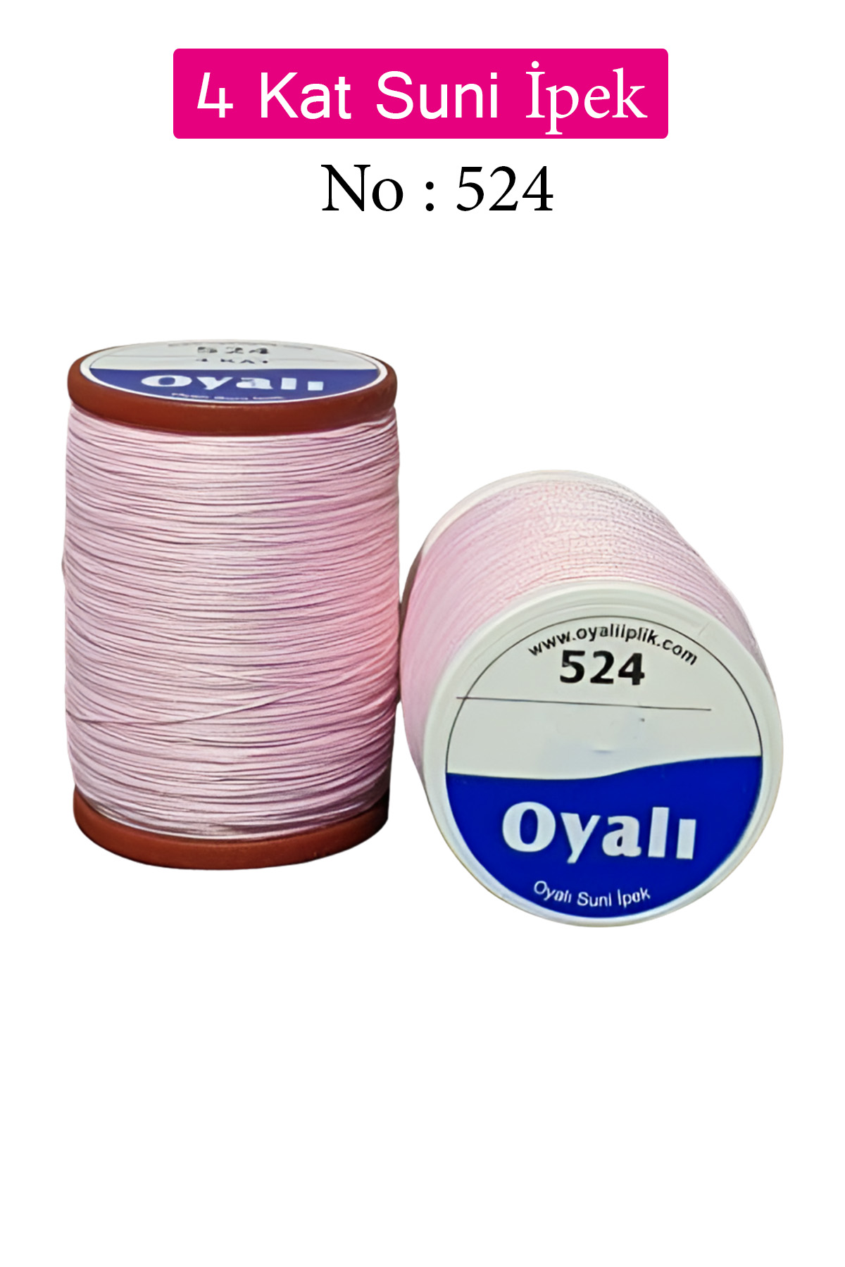 Oyalı 4 Kat Suni İpek İplik İğne Oyası Boncuk İpi Tığ Oyası No:52