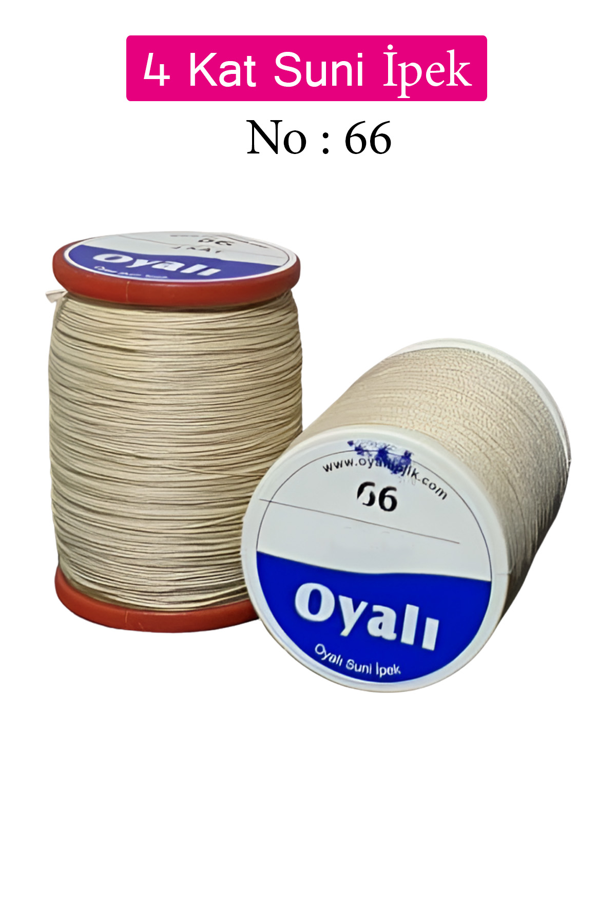 Oyalı 4 Kat Suni İpek İplik İğne Oyası Boncuk İpi Tığ Oyası No:66 Oyalı 4 Kat Suni İpek İplik İğne Oyası Boncuk İpi Tığ Oyası No:66