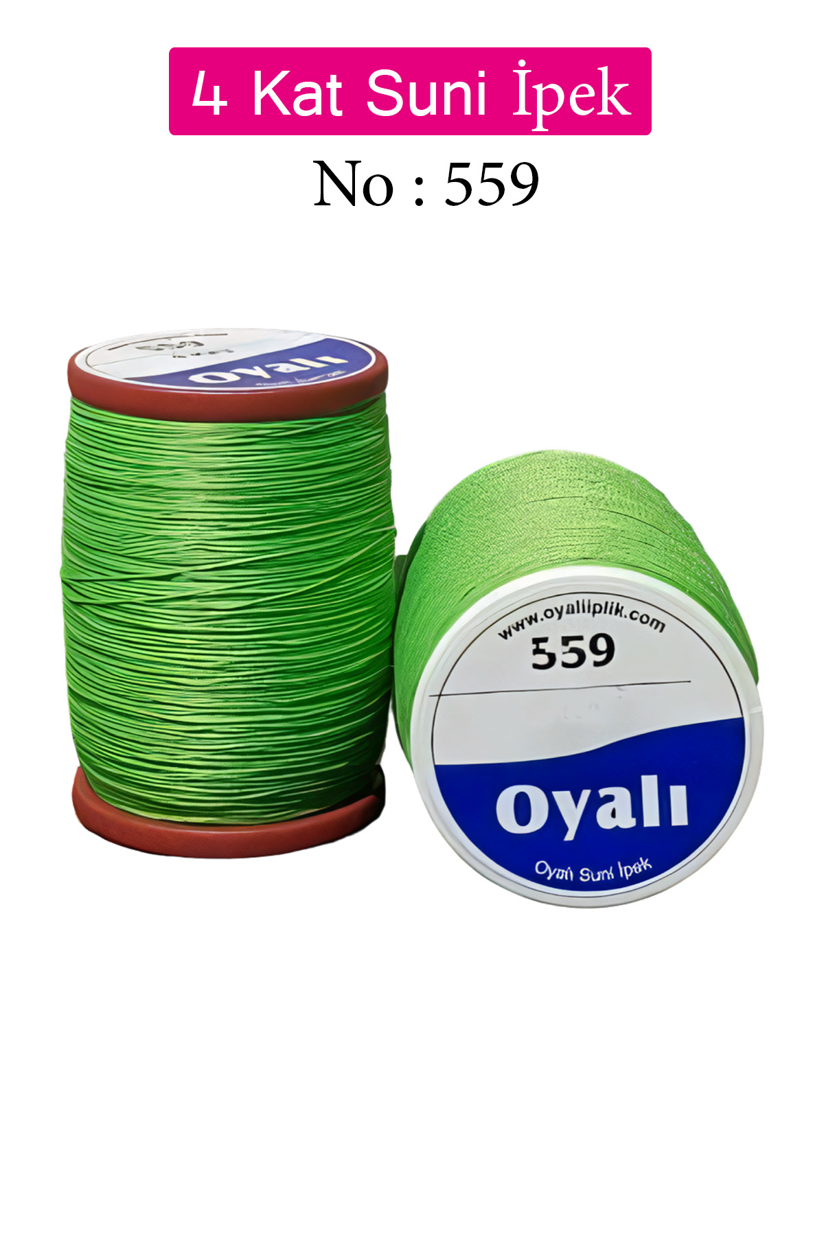 Oyalı 4 Kat Suni İpek İplik İğne Oyası Boncuk İpi Tığ Oyası No:55