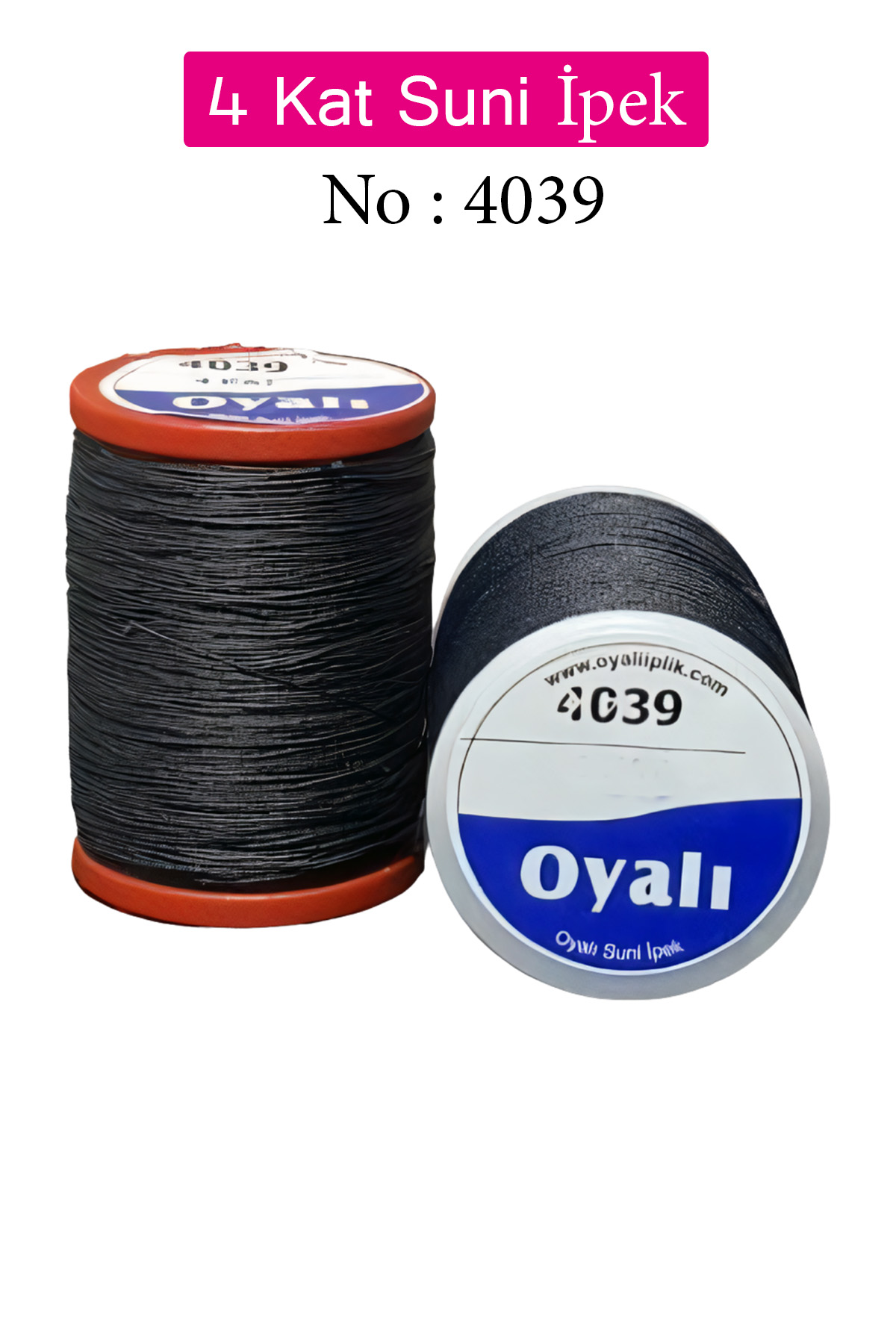 Oyalı 4 Kat Suni İpek İplik İğne Oyası Boncuk İpi Tığ Oyası No:40