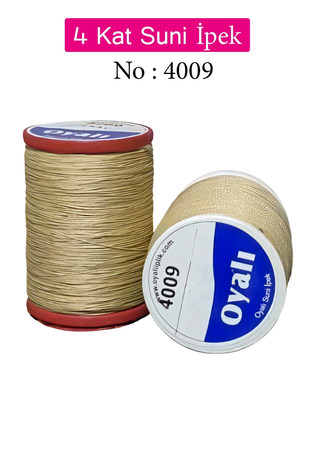 Oyalı 4 Kat Suni İpek İplik İğne Oyası Boncuk İpi Tığ Oyası No:40