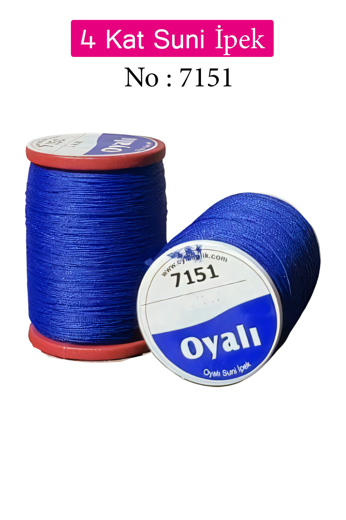 Oyalı 4 Kat Suni İpek İplik İğne Oyası Boncuk İpi Tığ Oyası No:71