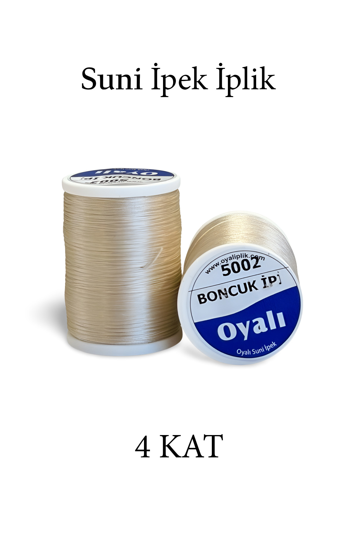 Oyalı 4 Kat Suni İpek İplik İğne Oyası Boncuk İpi Tığ Oyası No:50