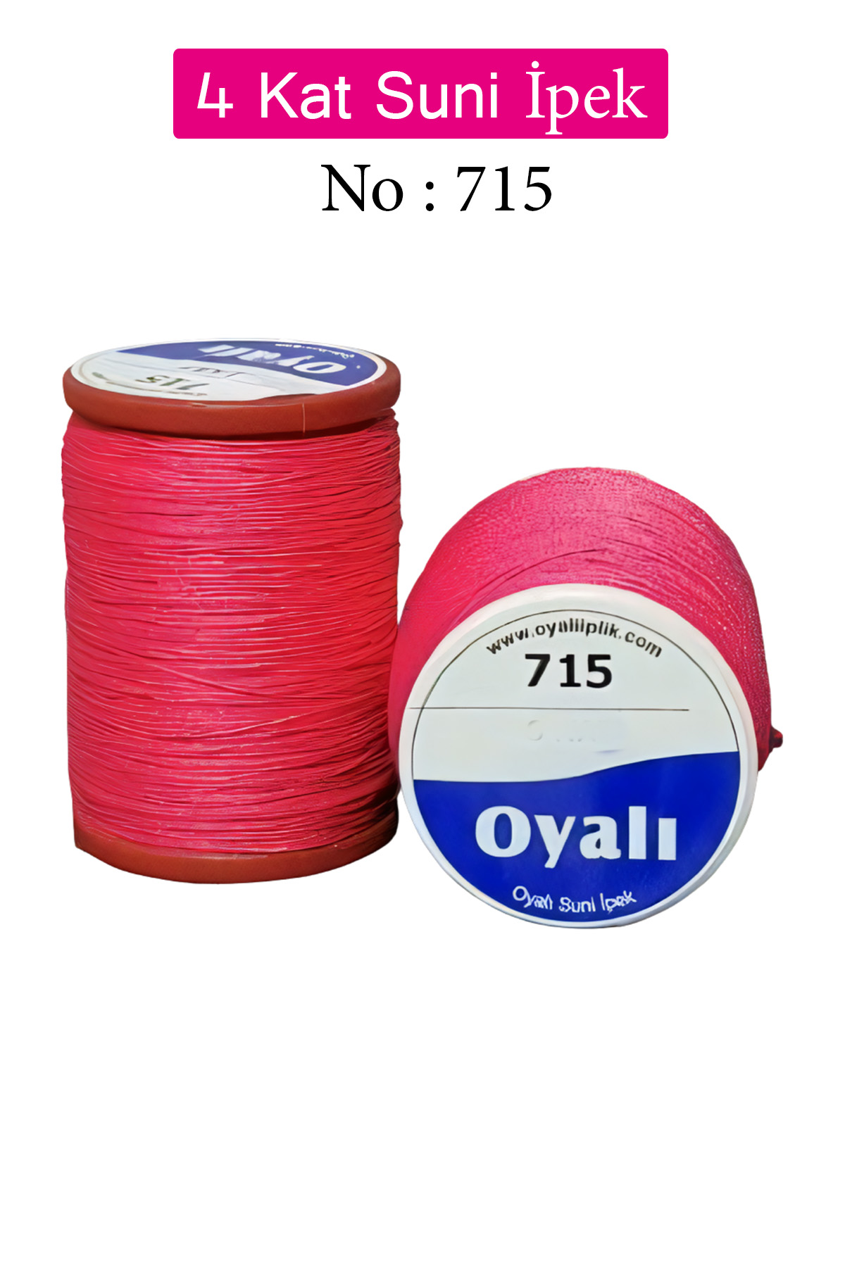 Oyalı 4 Kat Suni İpek İplik İğne Oyası Boncuk İpi Tığ Oyası No:71