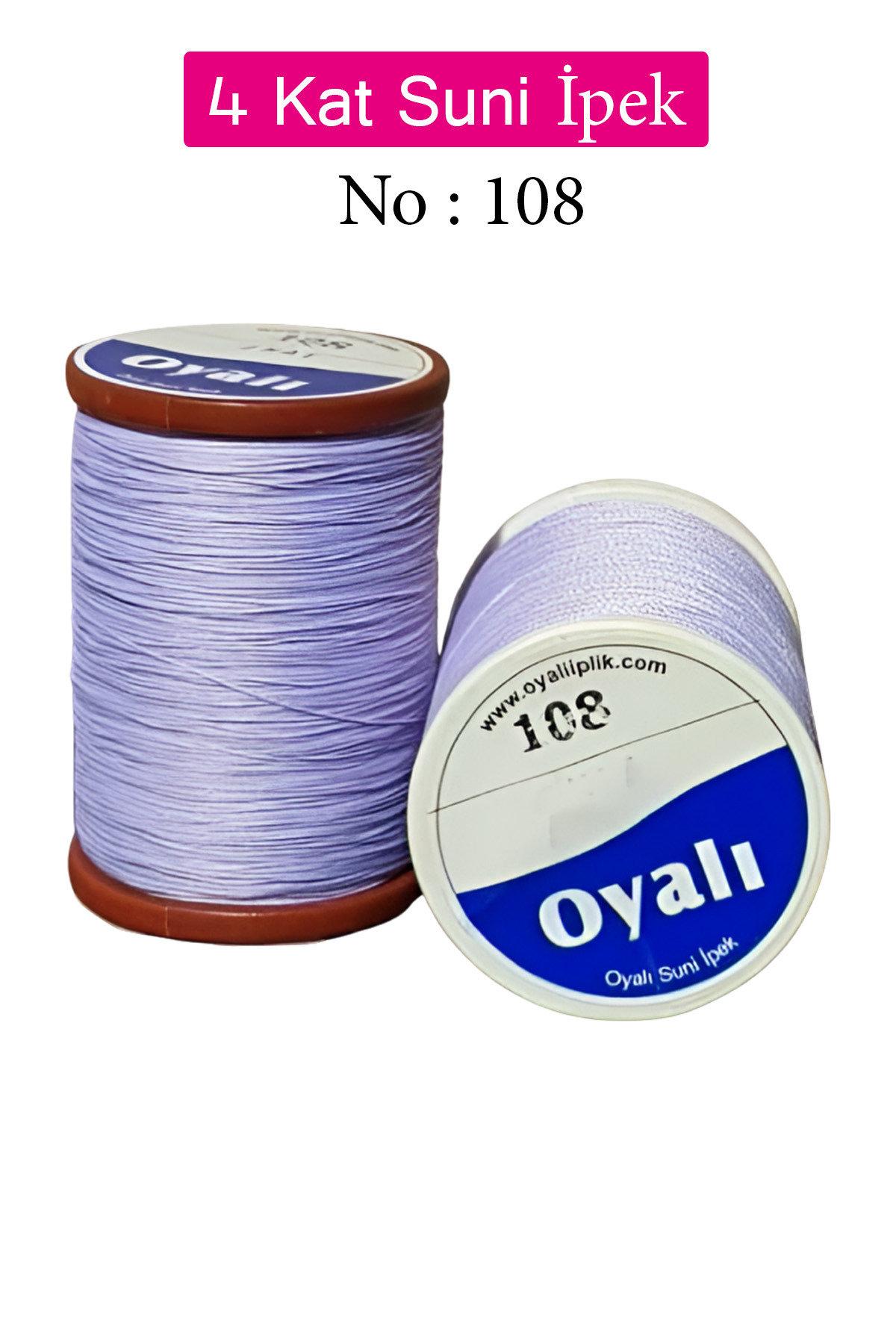 Oyalı 4 Kat Suni İpek İplik İğne Oyası Boncuk İpi Tığ Oyası No:10